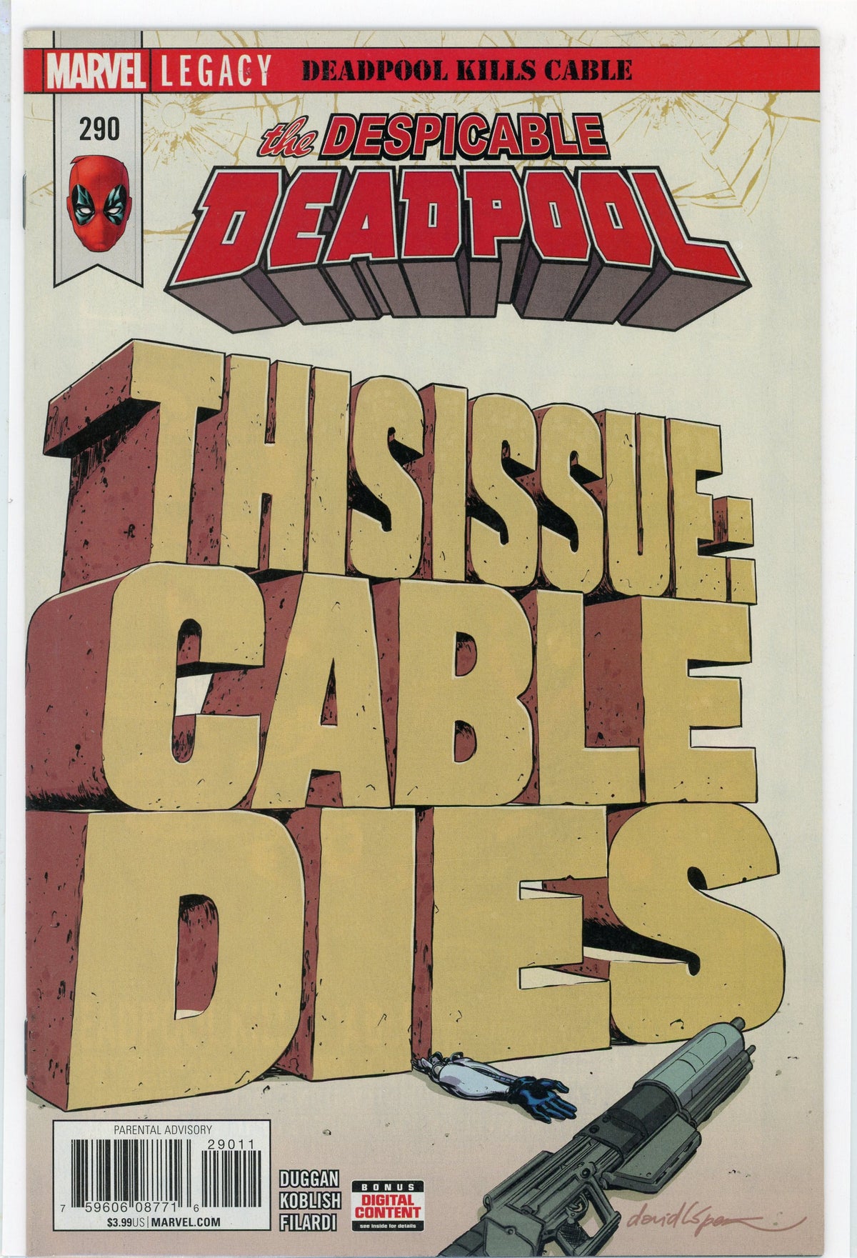 THE DESPICABLE DEADPOOL #290 NM STUNNING COVER VIBRANT COLORS