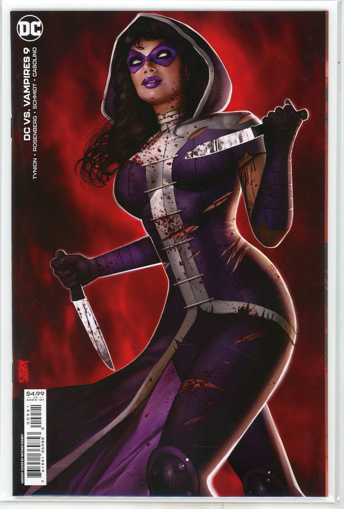 DC VS. VAMPIRES #9 NM VARIANT ED. DISTURBING COVER KILLER SHEEN