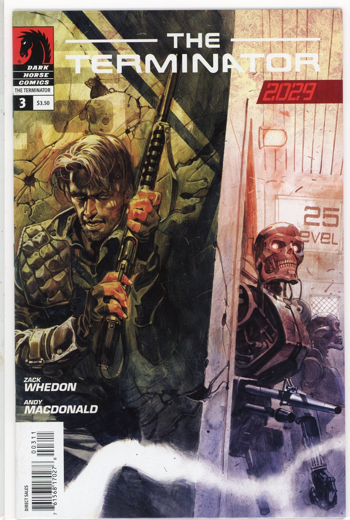 THE TERMINATOR 2029 #3 NM WHEDON WORK GLOSSY SHEEN IMPRESSIVE COVER