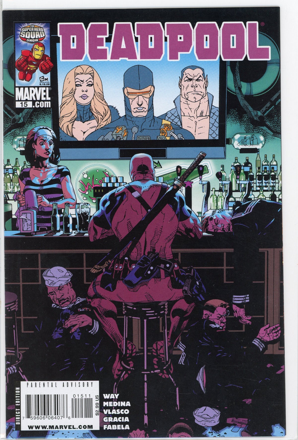 DEADPOOL #15 NM FANTASTIC COVER GLISTENING SHEEN