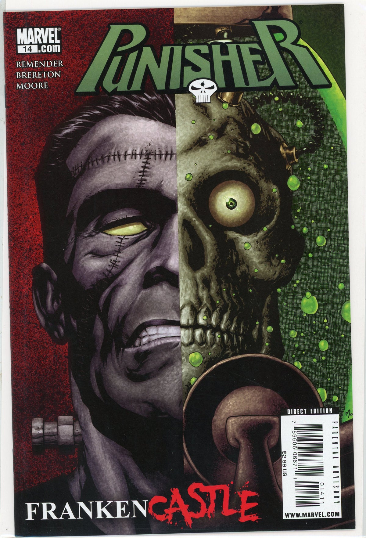 THE PUNISHER #14 NM FRANKENCASTLE REMENDER WORK EXCEPTIONAL GLOSS