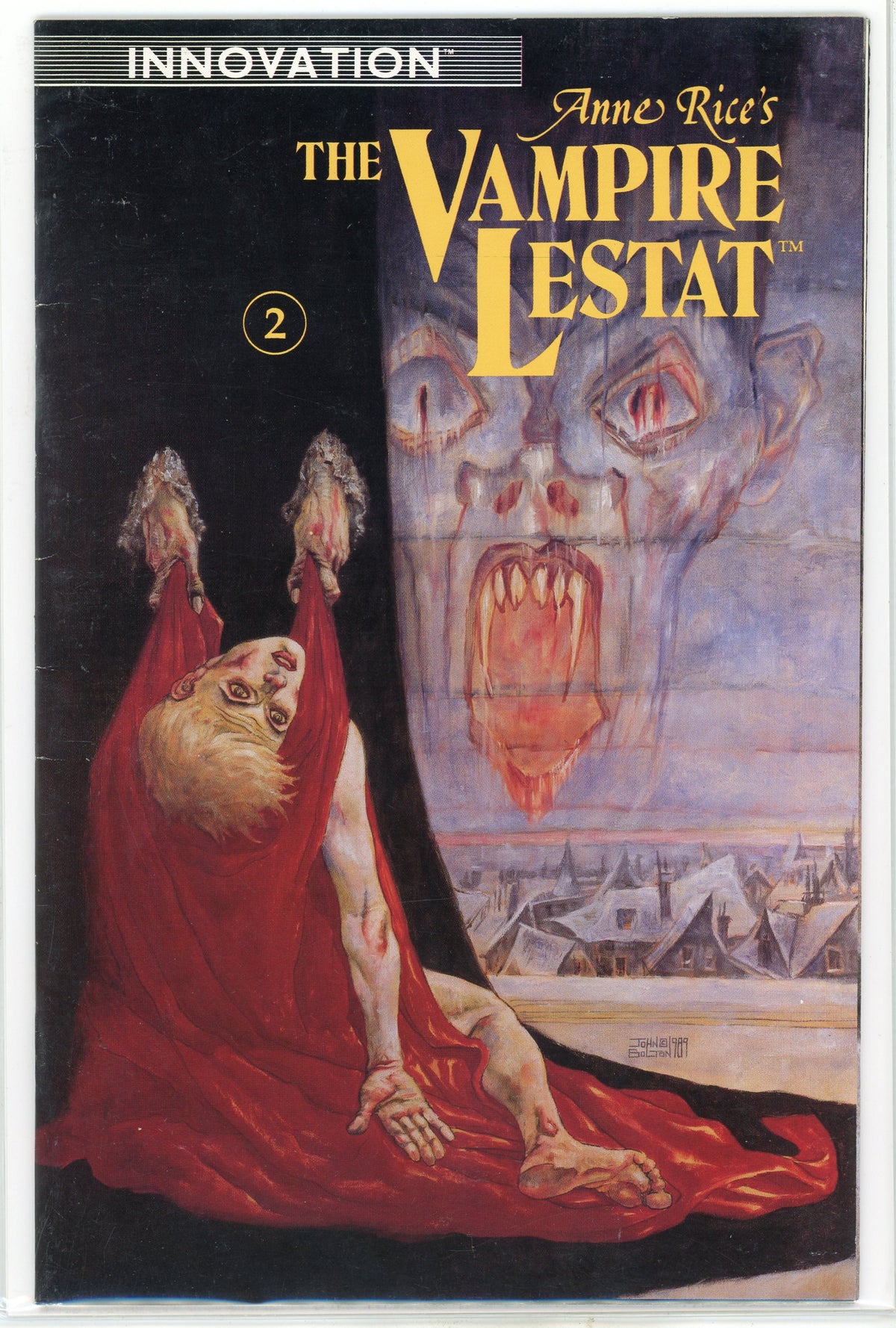 ANNE RICES THE VAMPIRE LESTAT #2 NM GORGEOUS COVER SHIMMERING GLOSS