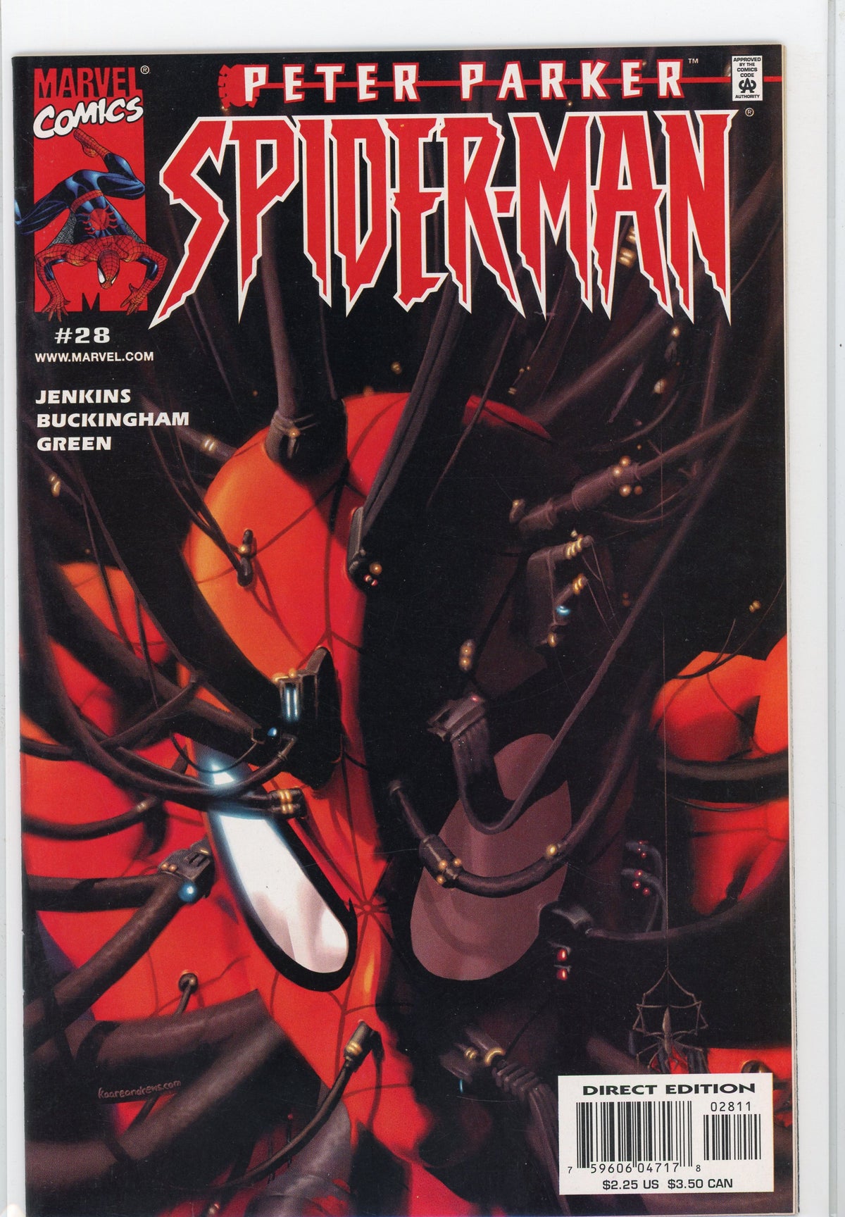 PETER PARKER SPIDERMAN #28 NM SHOCKING COVER BRILLIANT GLOSS