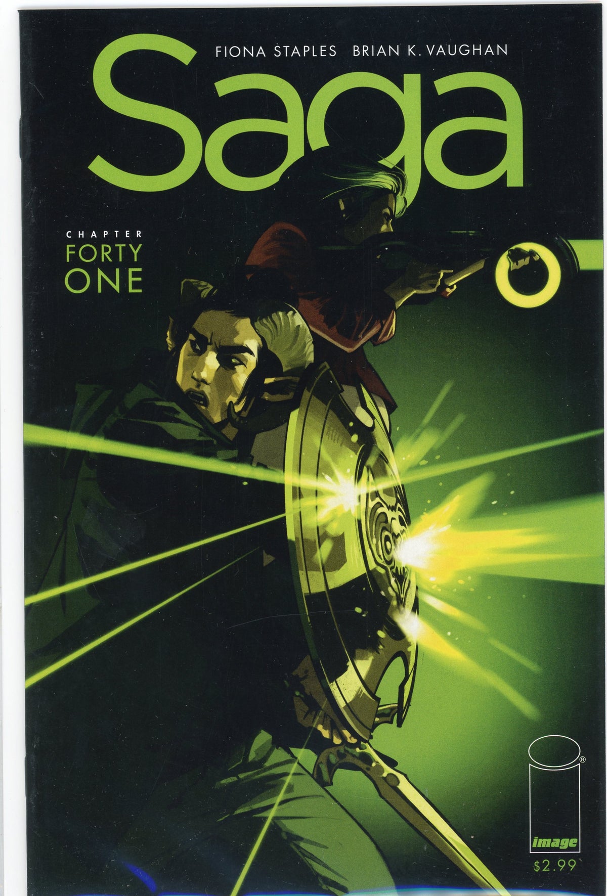 SAGA #41 NM BRILLIANT GLOSSY ICONIC COVER