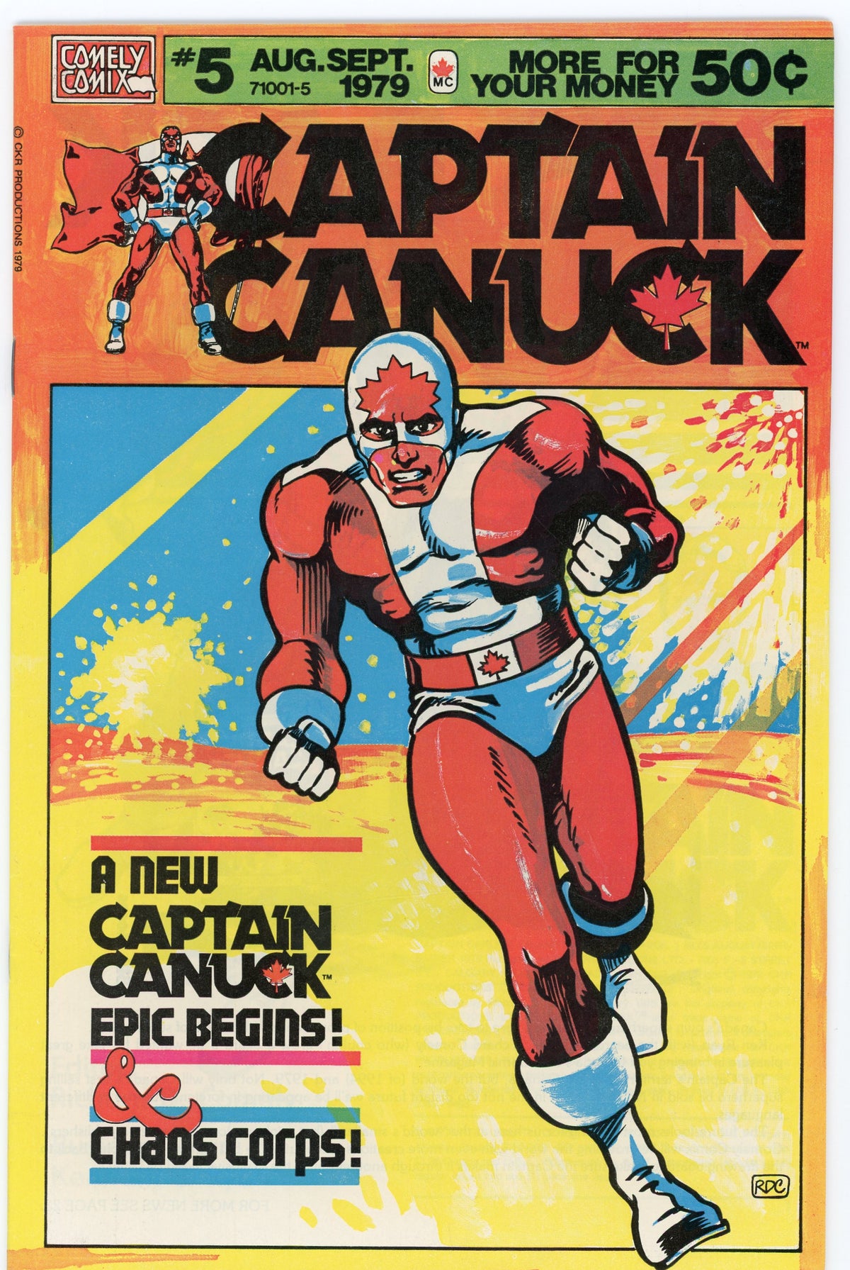CAPTAIN CANUCK #5 NM GLOSSY FINISH CAPTIVATING COVER GEM
