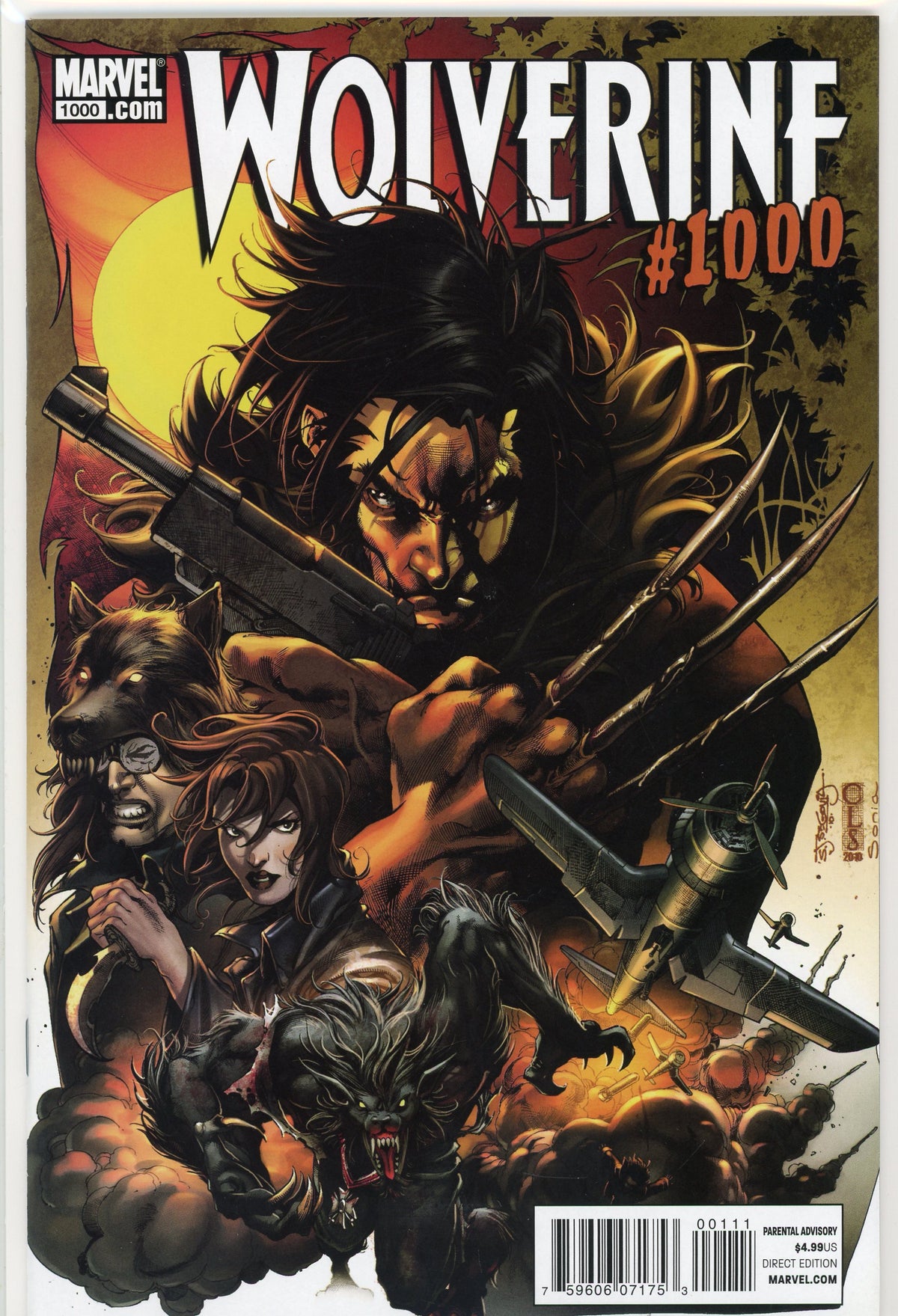 WOLVERINE #1000 NM BREATHTAKING COVER SUPER DUPER SHEEN