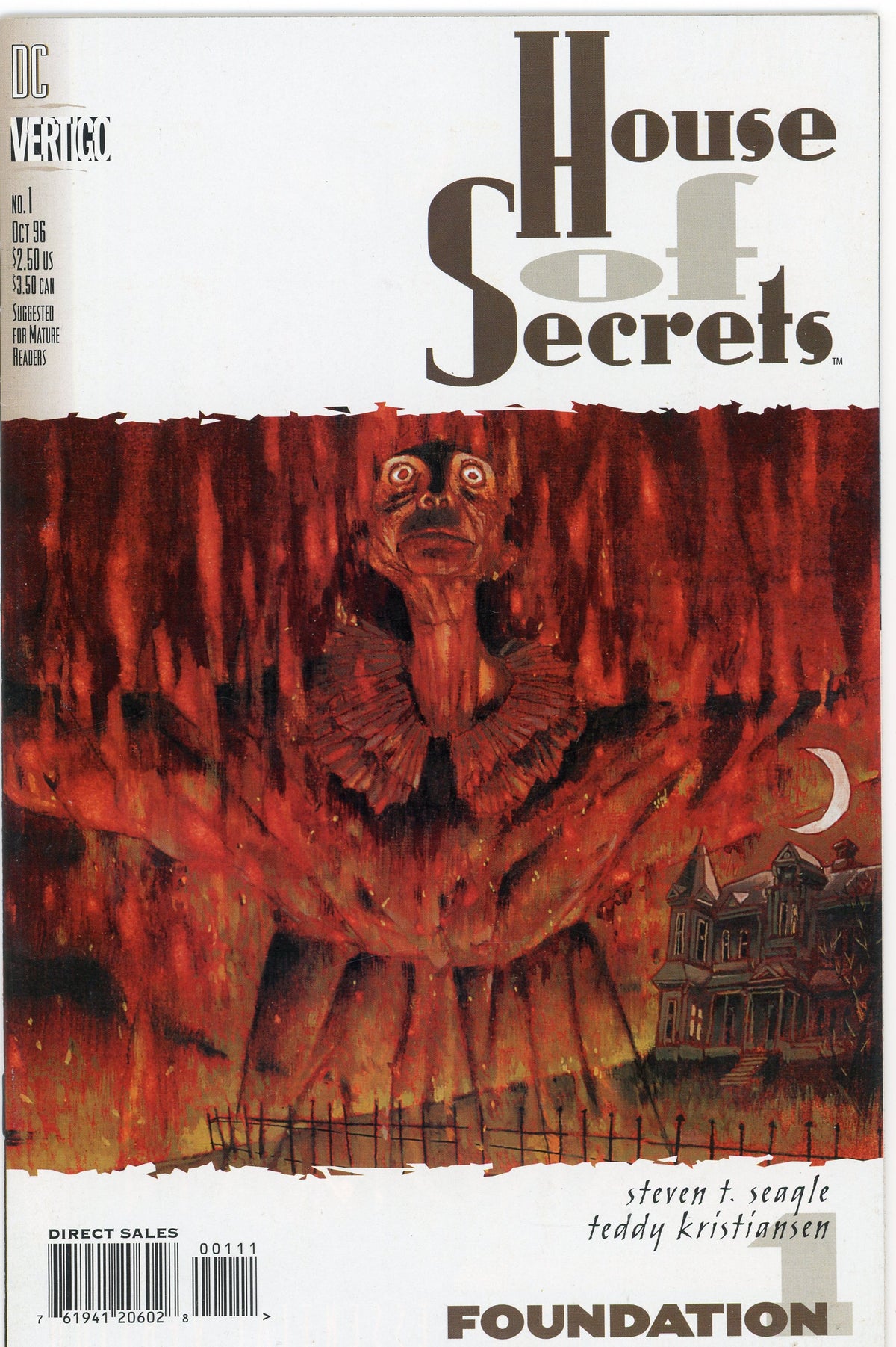 HOUSE OF SECRETS #1 NM FOUNDATION GLOSSY COLORS CLASSIC COVER