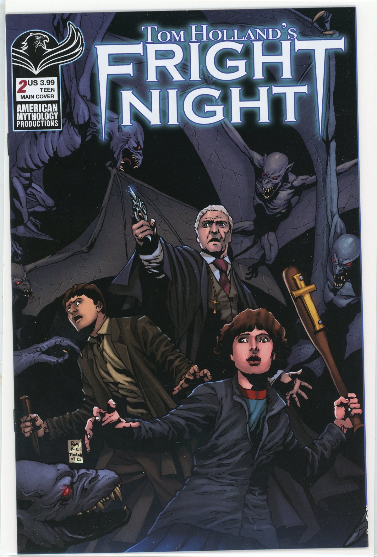 TOM HOLLANDS FRIGHT NIGHT #2 NM CLASSIC COVER BRILLIANT GLOSS