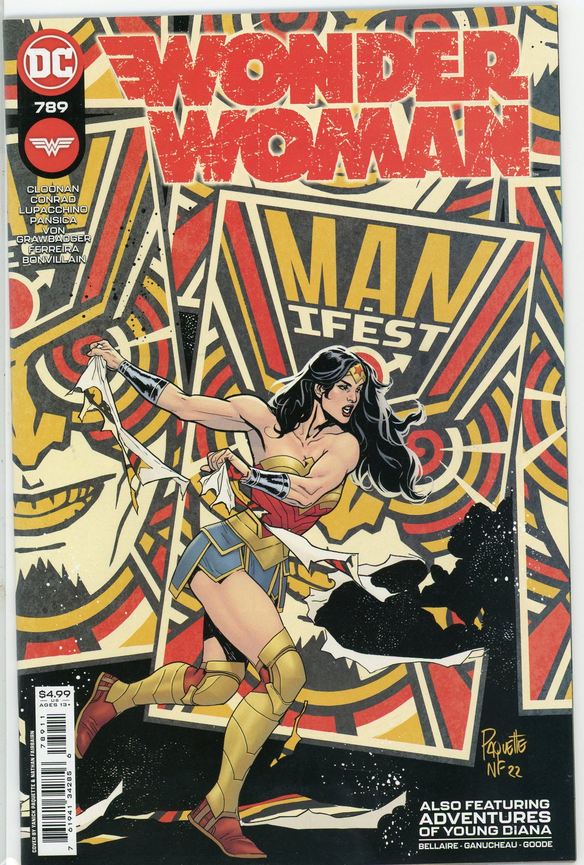 WONDER WOMAN #789 NM WONDROUS COVER STANDOUT GLOSSY SHEEN