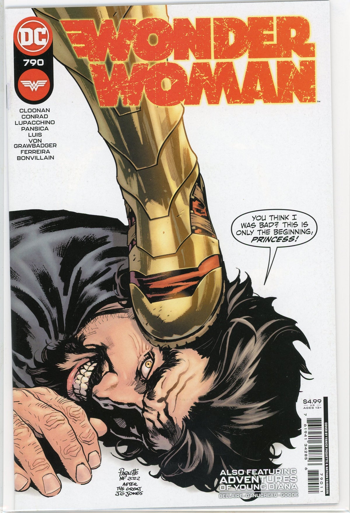 WONDER WOMAN #790 NM HILARIOUS WHITE COVER BRILLIANT GLOSS