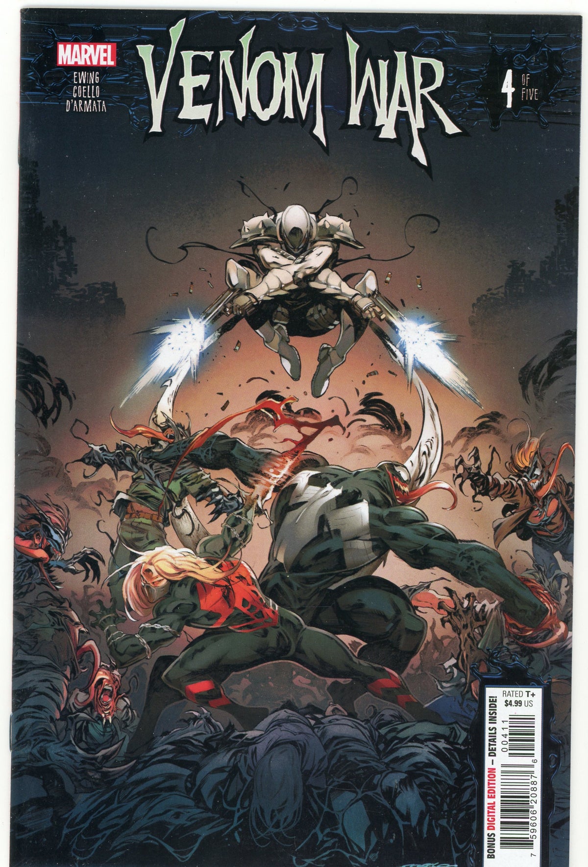 VENOM WAR #4 OF 5 NM GREAT BATTLE COVER GLISTENING GLOSS