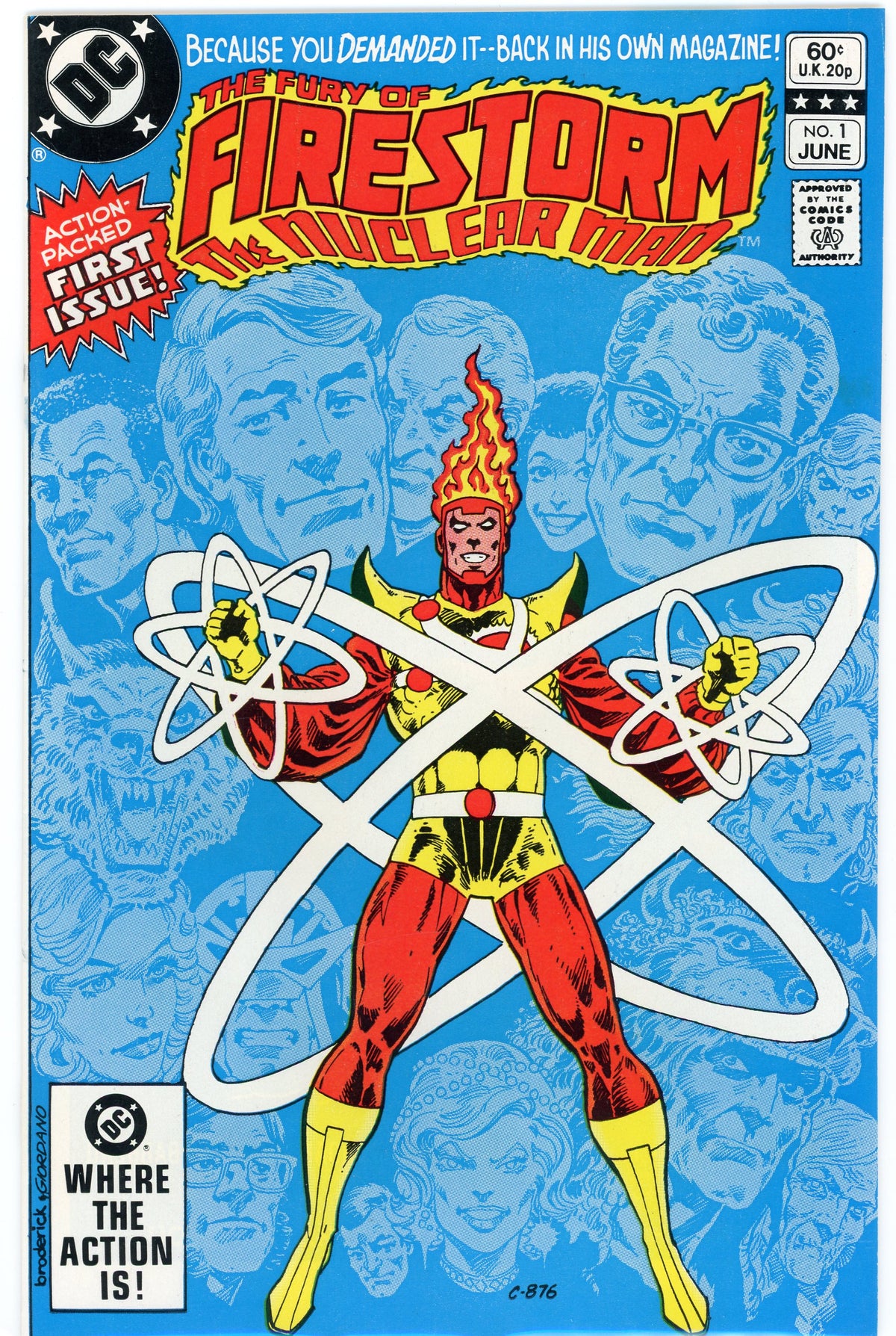 FIRESTORM THE NUCLEAR MAN #1 NM FANTASTIC COVER STUNNING FINISH