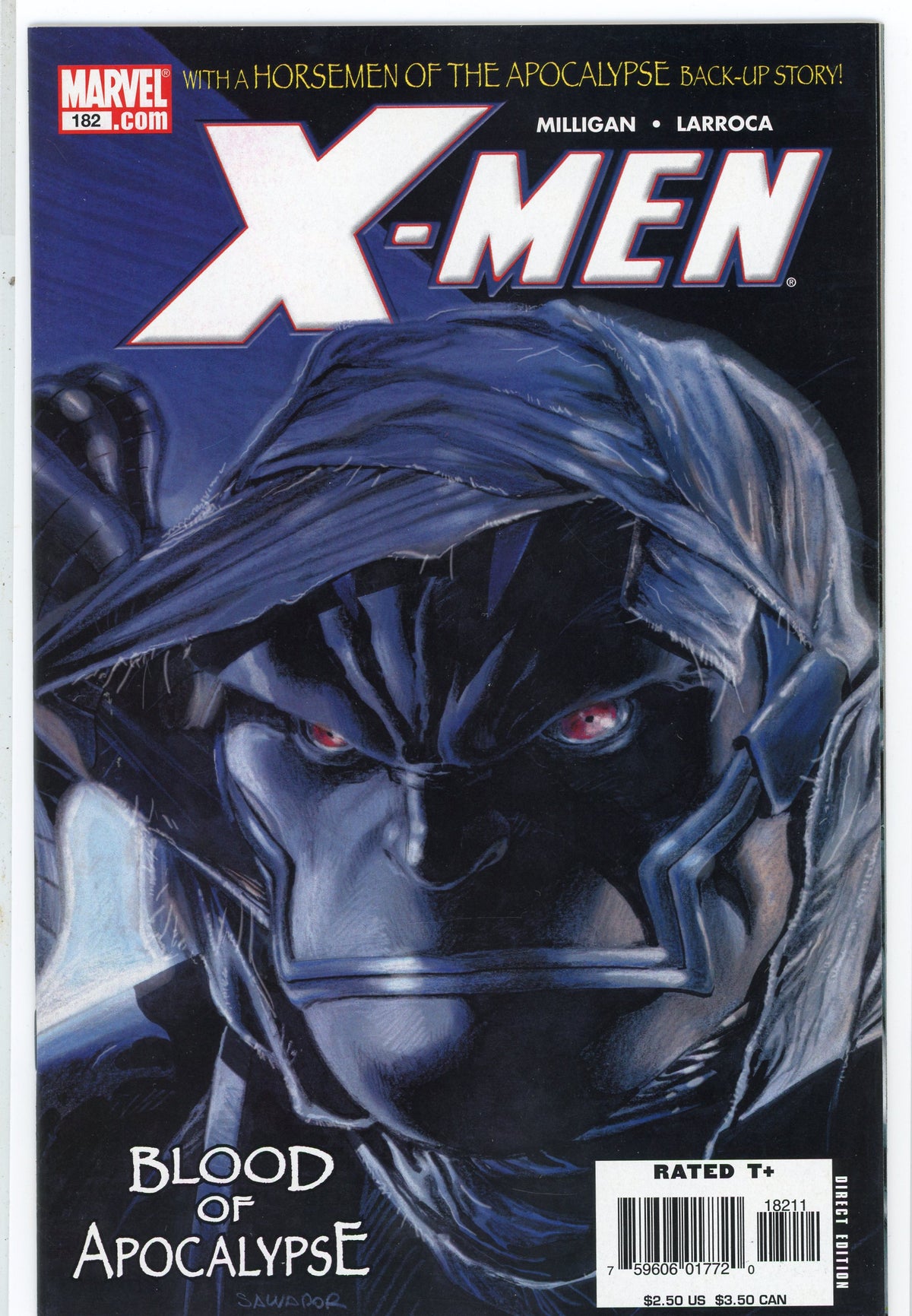X-MEN #182 NM TERRIFYING COVER AMAZING GLOSSY SHEEN