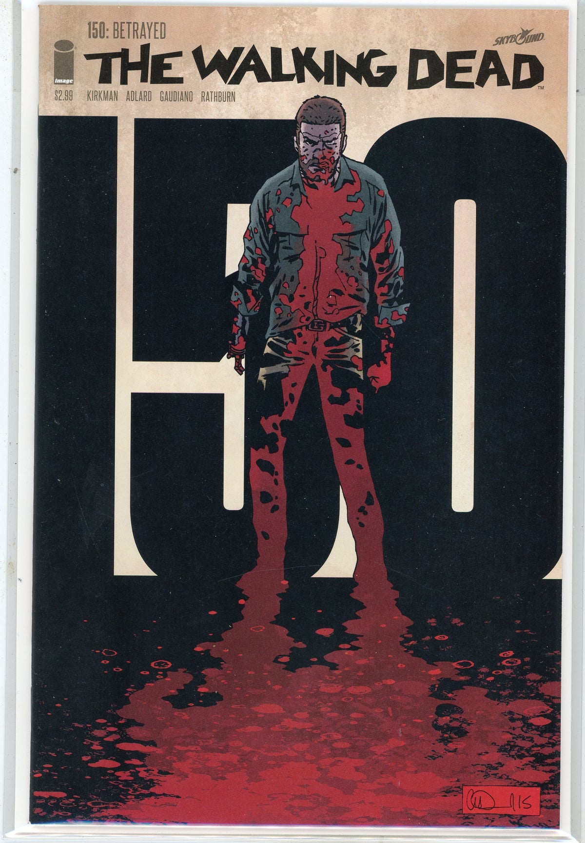 THE WALKING DEAD #150 NM LANDMARK ISSUE KILLER GLOSS