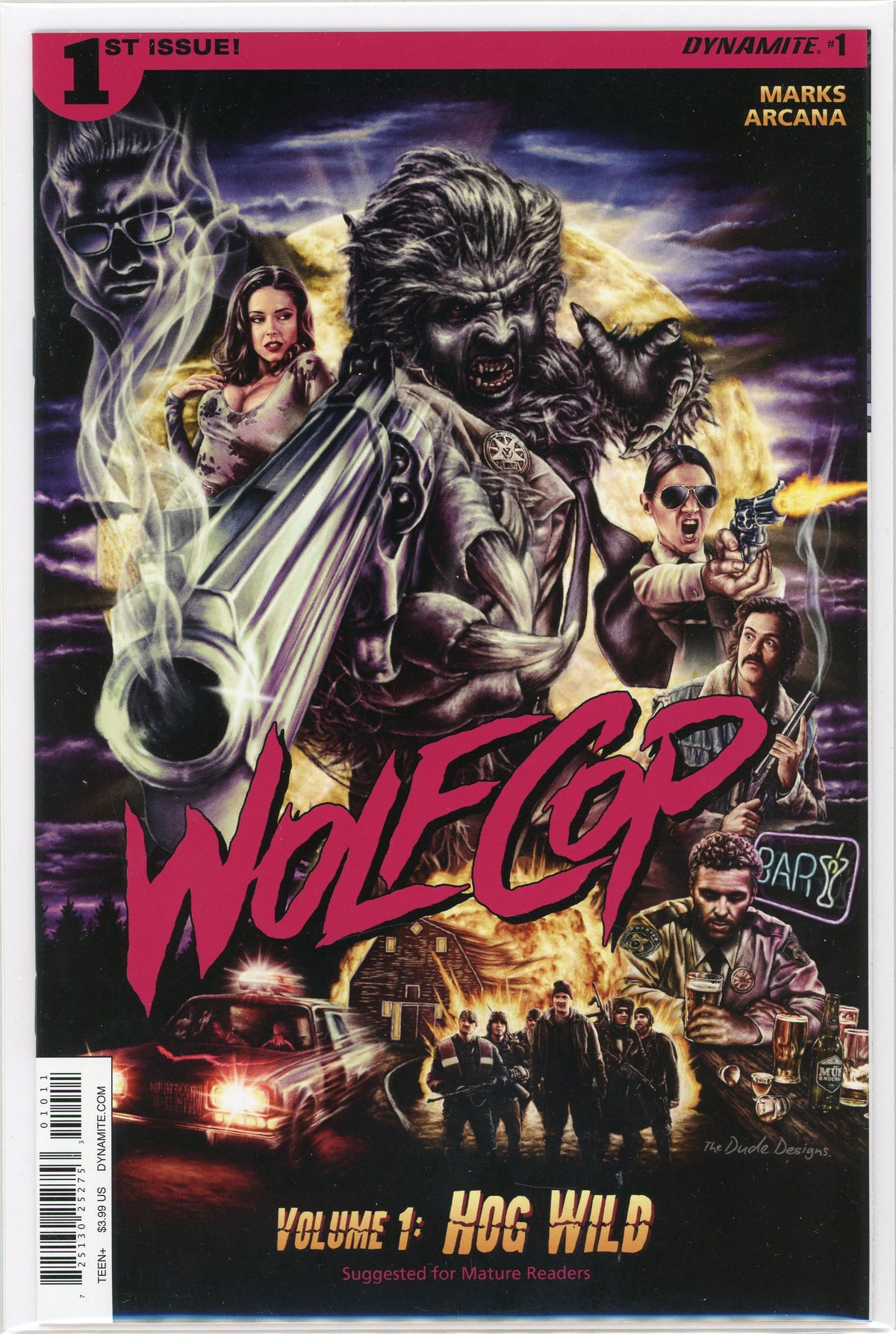 WOLFCOP #1 NM ACTION PACKED COVER BRILLIANT SHINE