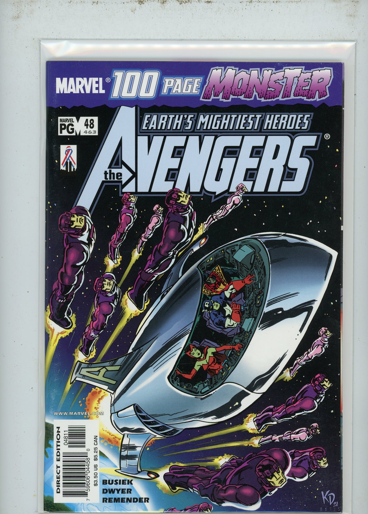 AVENGERS 100 PAGE MONSTER #48 NM BUSIEK WORK GREAT COSMIC COVER