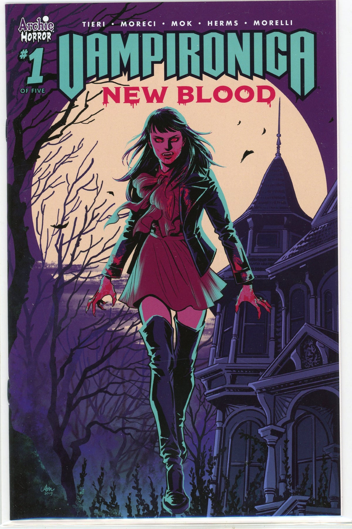 VAMPIRONICA NEW BLOOD #1 NM STUNNING COVER LUSTROUS COLORS