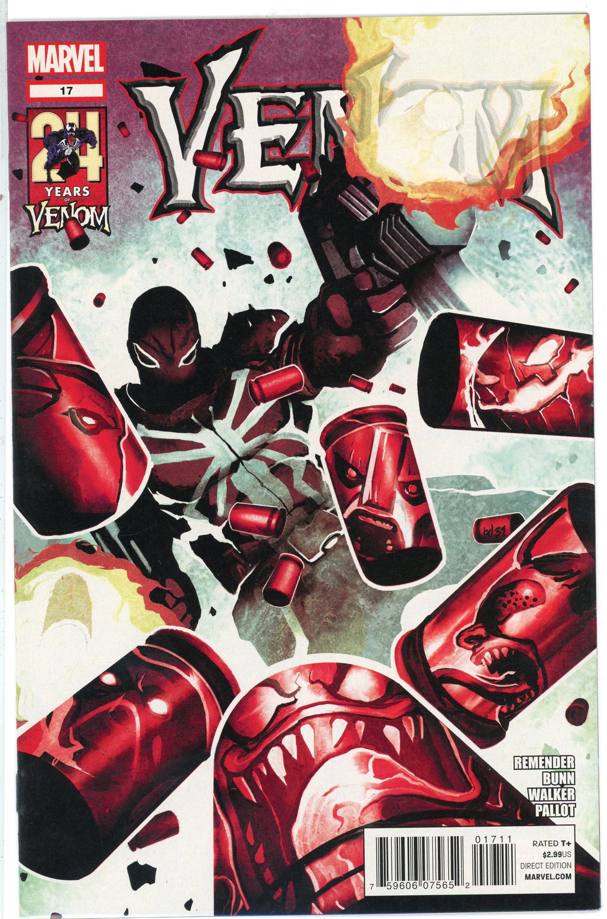 VENOM #17 NM EXPLOSIVE BATTLE COVER REMENDER WORK WONDROUS GLOSS