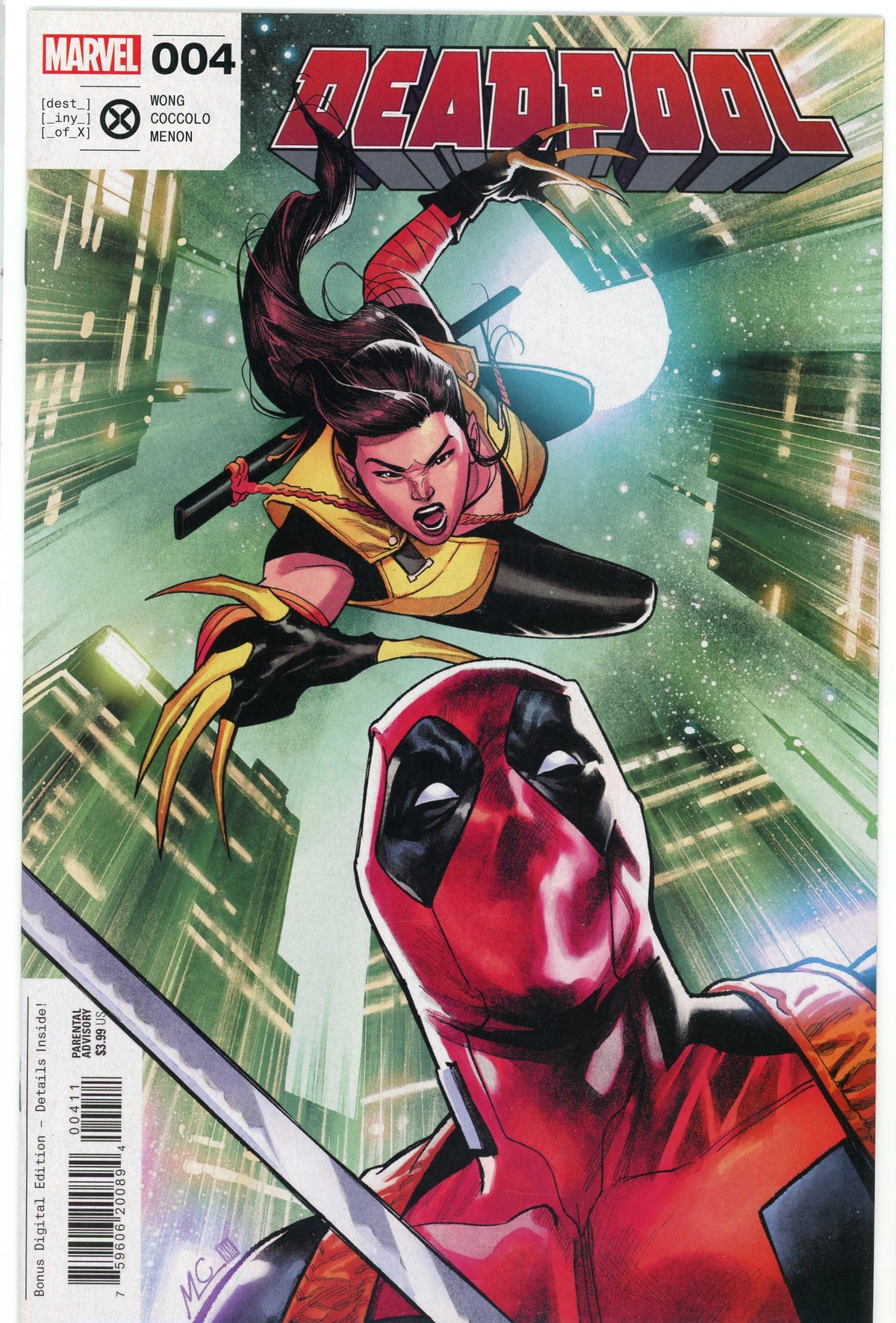 DEADPOOL #4 NM TENSION FRAUGHT COVER BRILLIANT COLORS