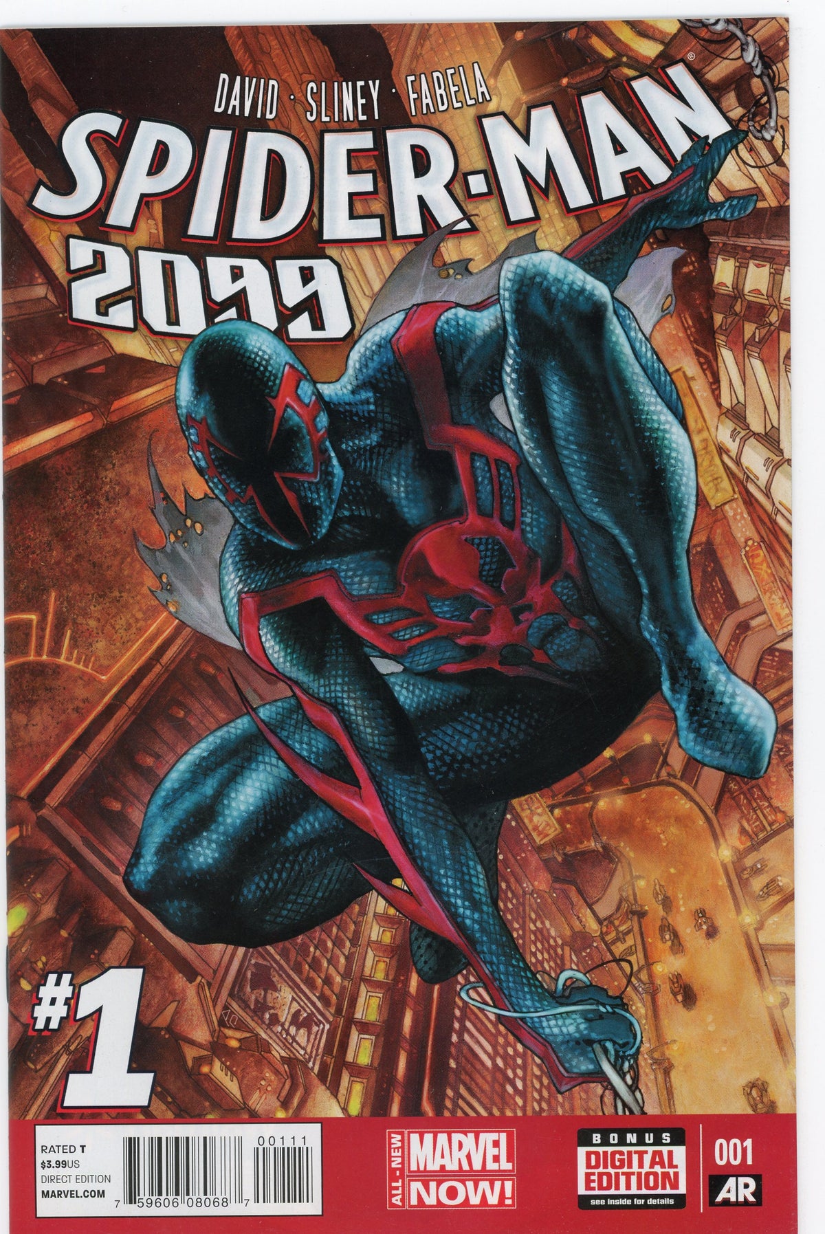 SPIDERMAN 2099 #1 NM SPECTACULAR COVER KILLER FINSIH