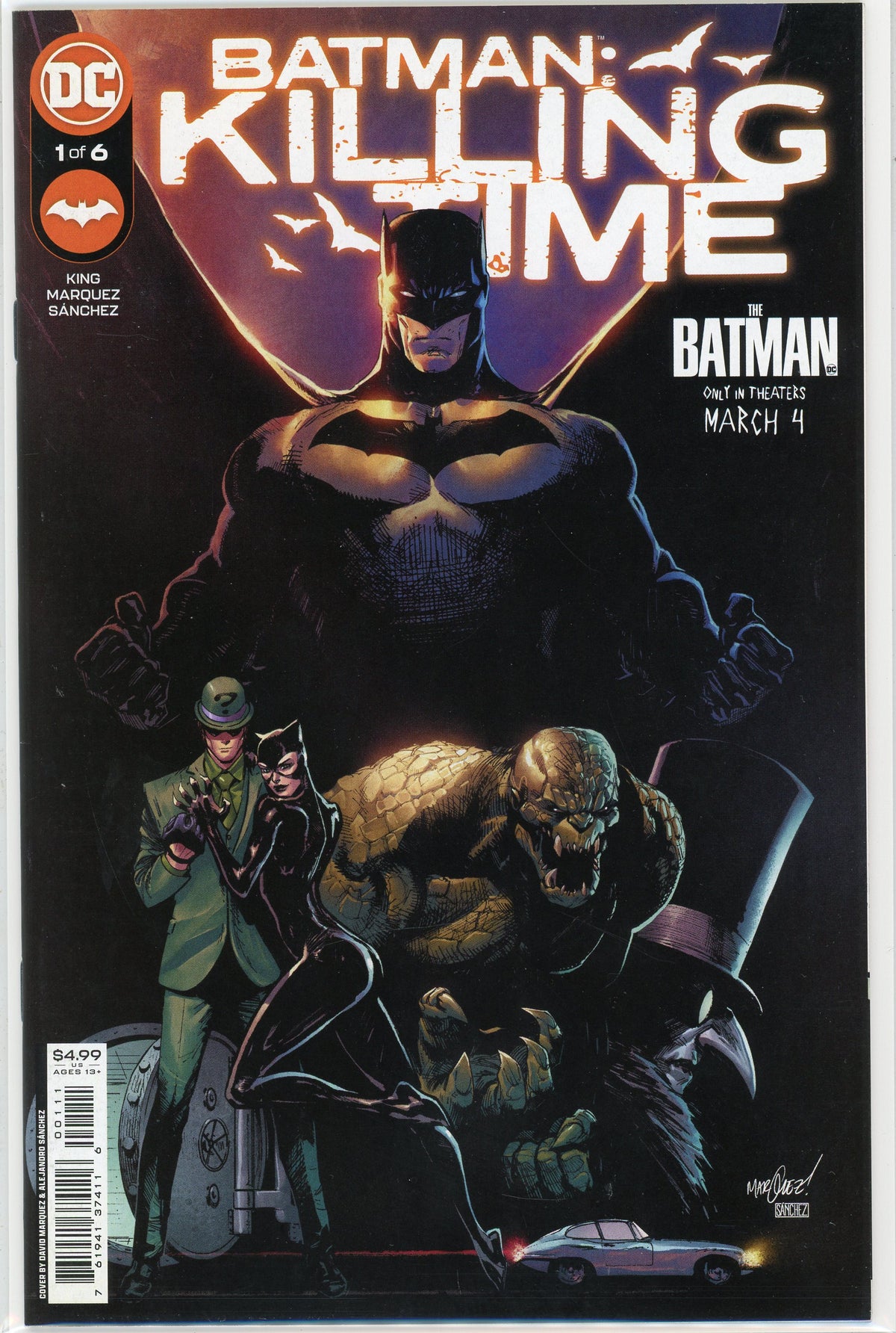 BATMAN KILLING TIME #1 OF 6 NM FOREBODING COVER STUNNING GLOSS
