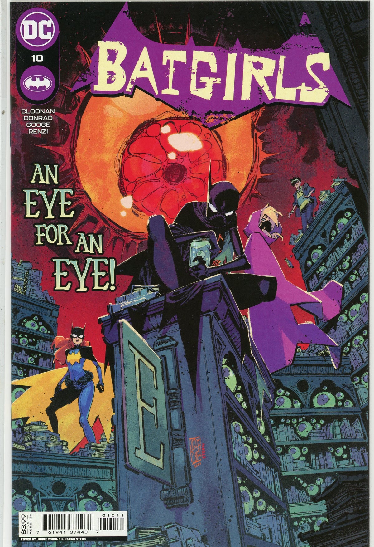 BATGIRLS #10 NM MASTERFUL COVER VIBRANT HUES