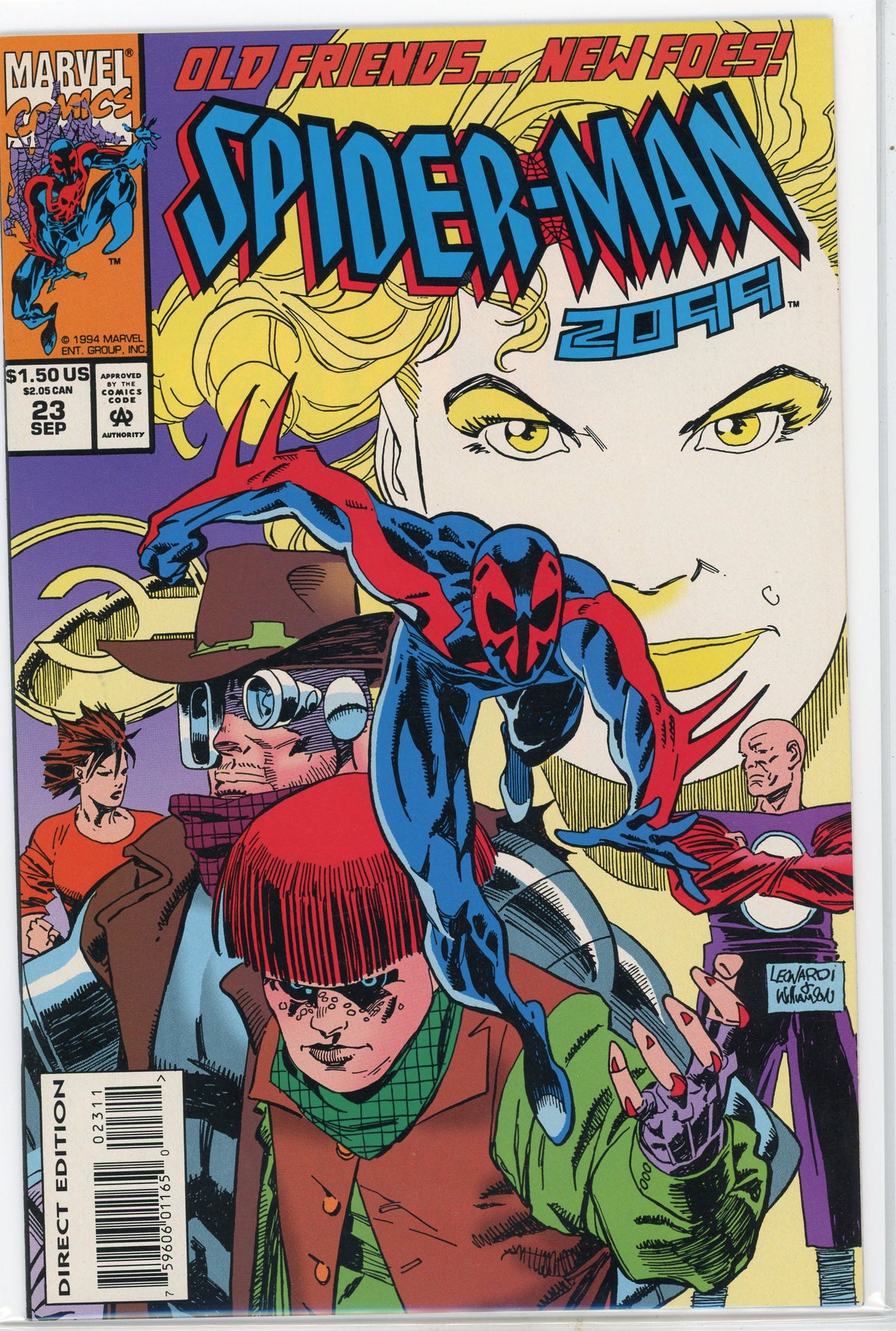 SPIDERMAN 2099 #23 NM SCINTILLATING LEONARDI COVER GREAT SHEEN