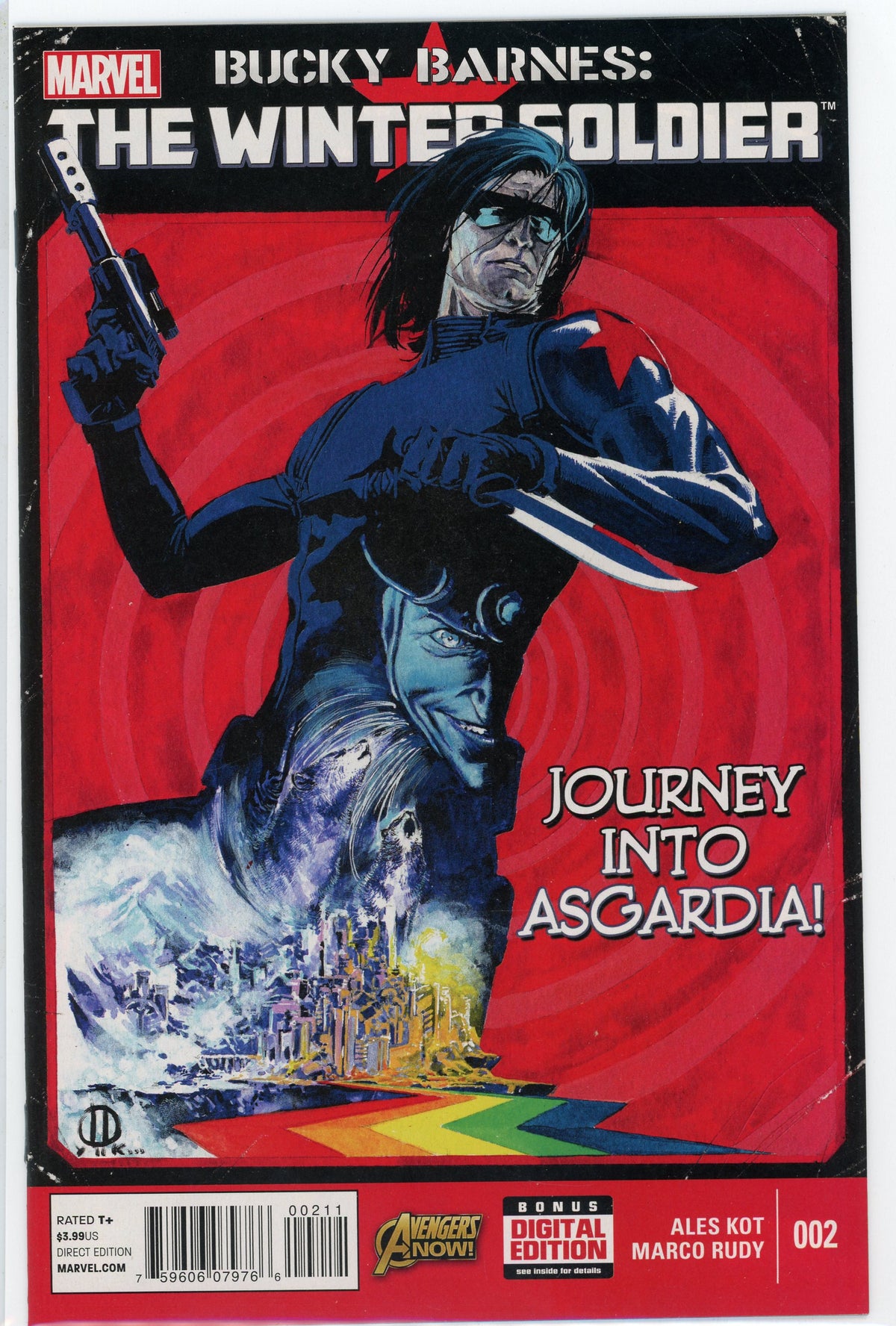 BUCKY BARNES THE WINTER SOLDIER #2 NM SPECTACULAR COVER AMAZING SHEEN