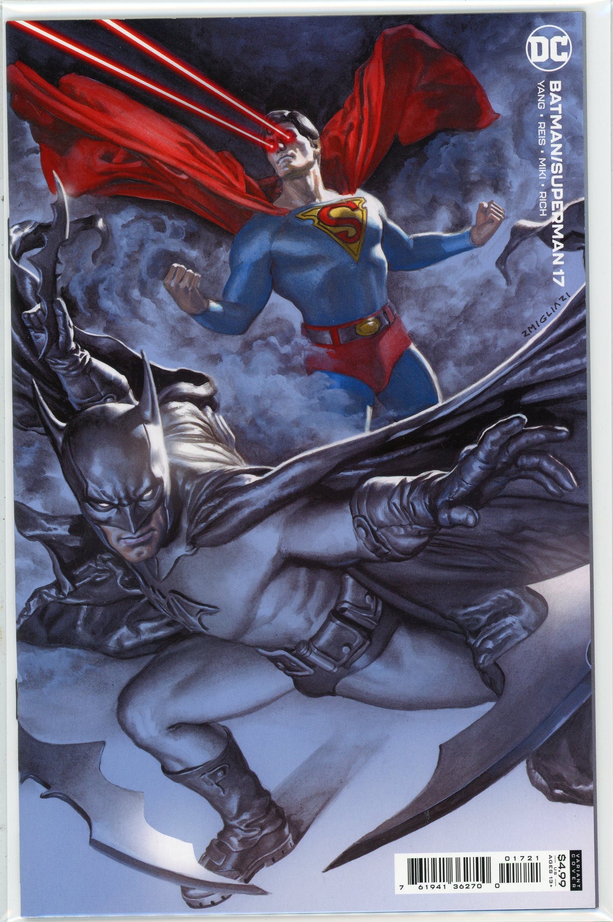 BATMAN SUPERMAN #17 NM VARIANT COVER STUNNING ACTION PACKED KILLER GLOSS