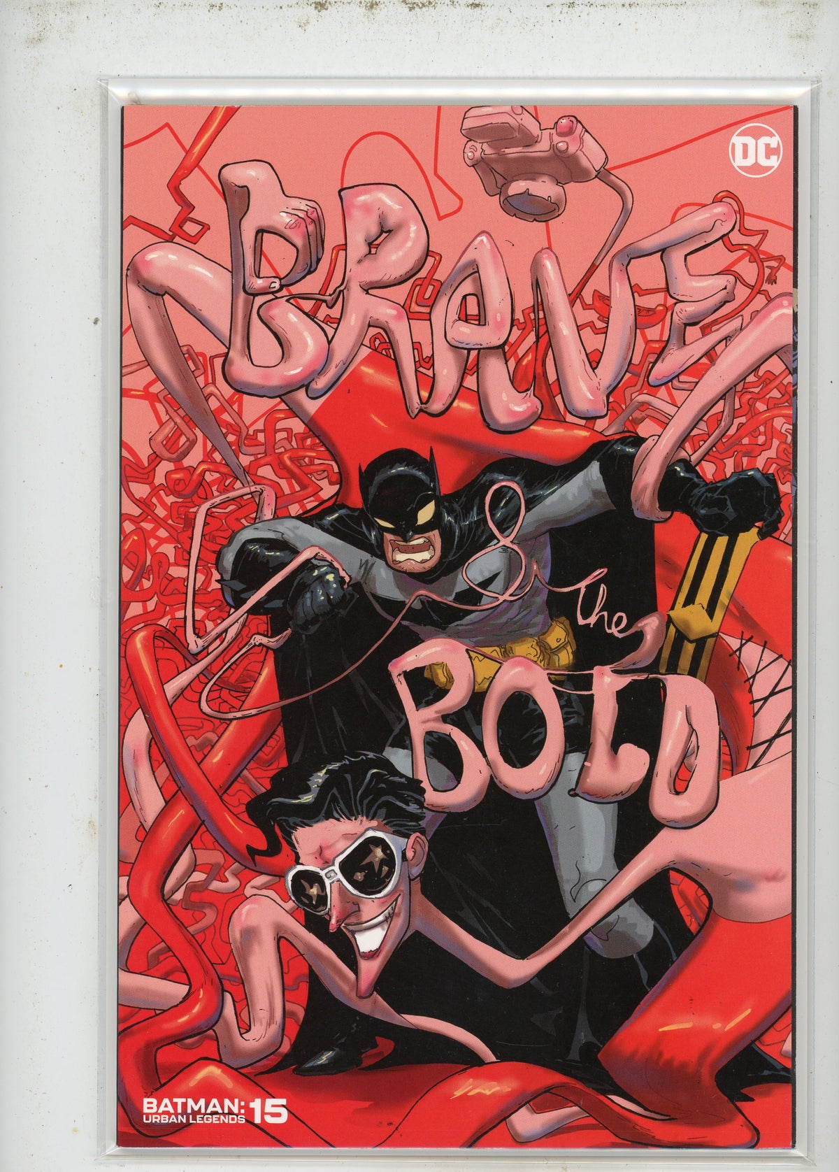 BATMAN URBAN LEGENDS #15 NM AWE INSPIRING COVER PLASTIC MAN APP.