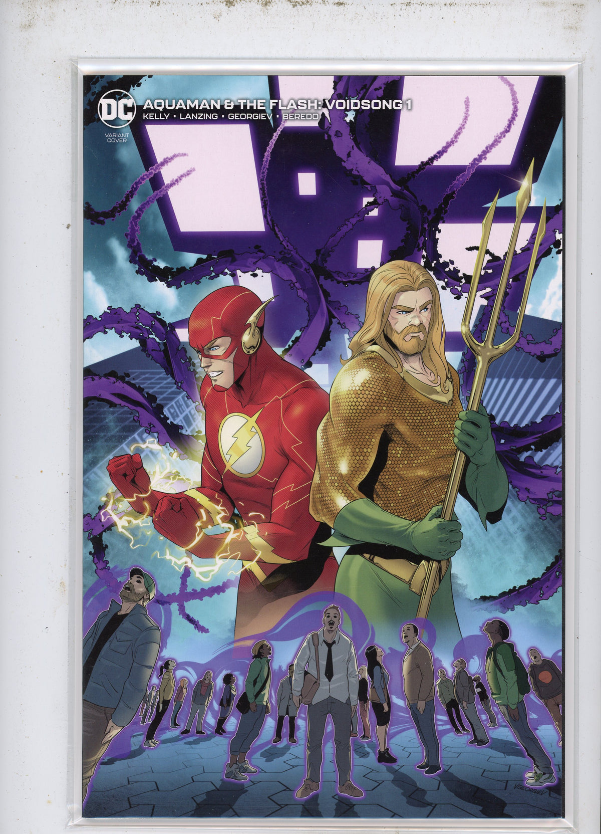 AQUAMAN AND THE FLASH VOIDSONG #1 NM NICE GLOSSY TIMELESS COVER