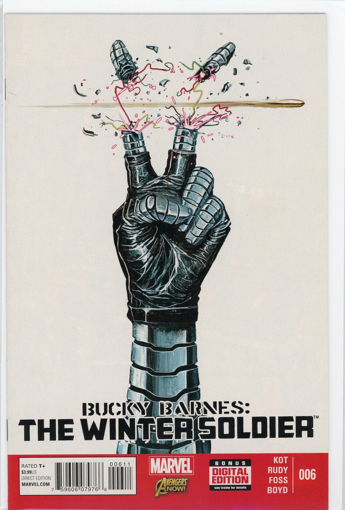 BUCKY BARNES WINTER SOLDIER #6 NM PHENOMENAL COVER VISUALLY STRIKING GLOSS