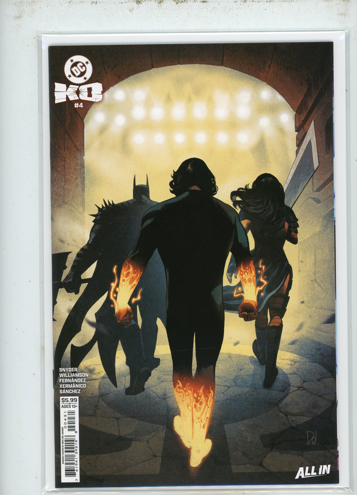 DC KO #4 ALL IN NM CLASSIC COVER GLOSSY HUES