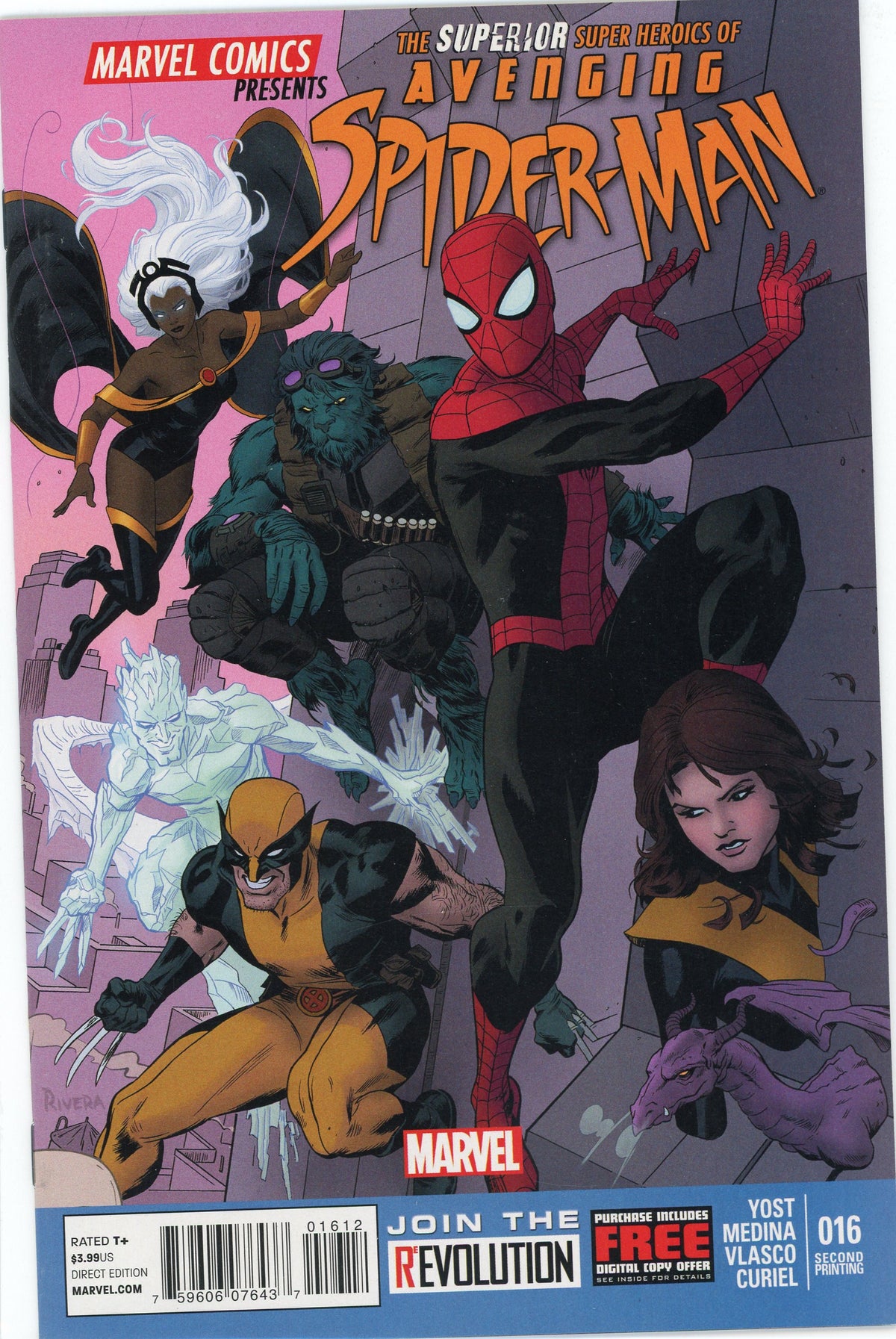 AVENGING SPIDERMAN #16 NM GREAT XMEN APP. WONDERFUL SHEEN CLASSIC COVER