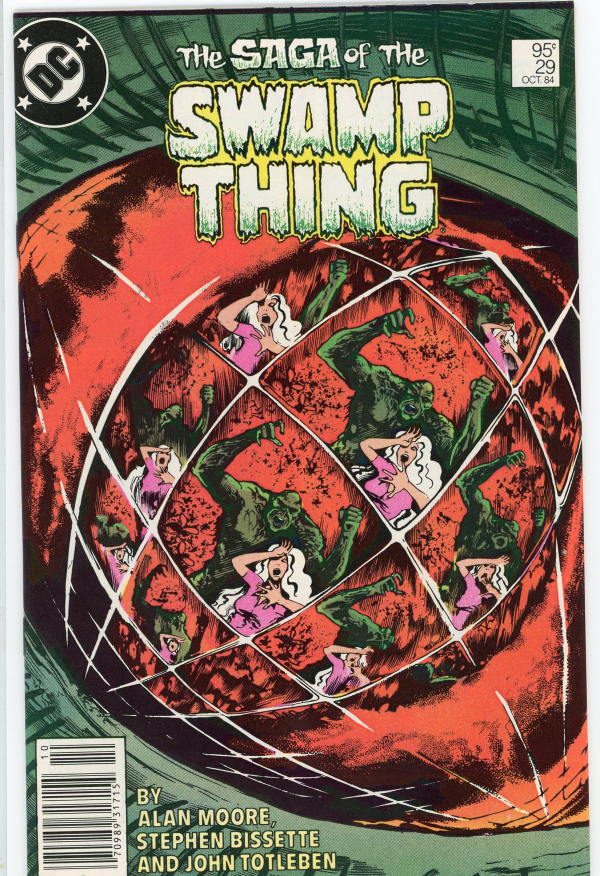 THE SAGA OF THE SWAMP THING #29 NM MOORE WORK OUTSTANDING COVER CPV