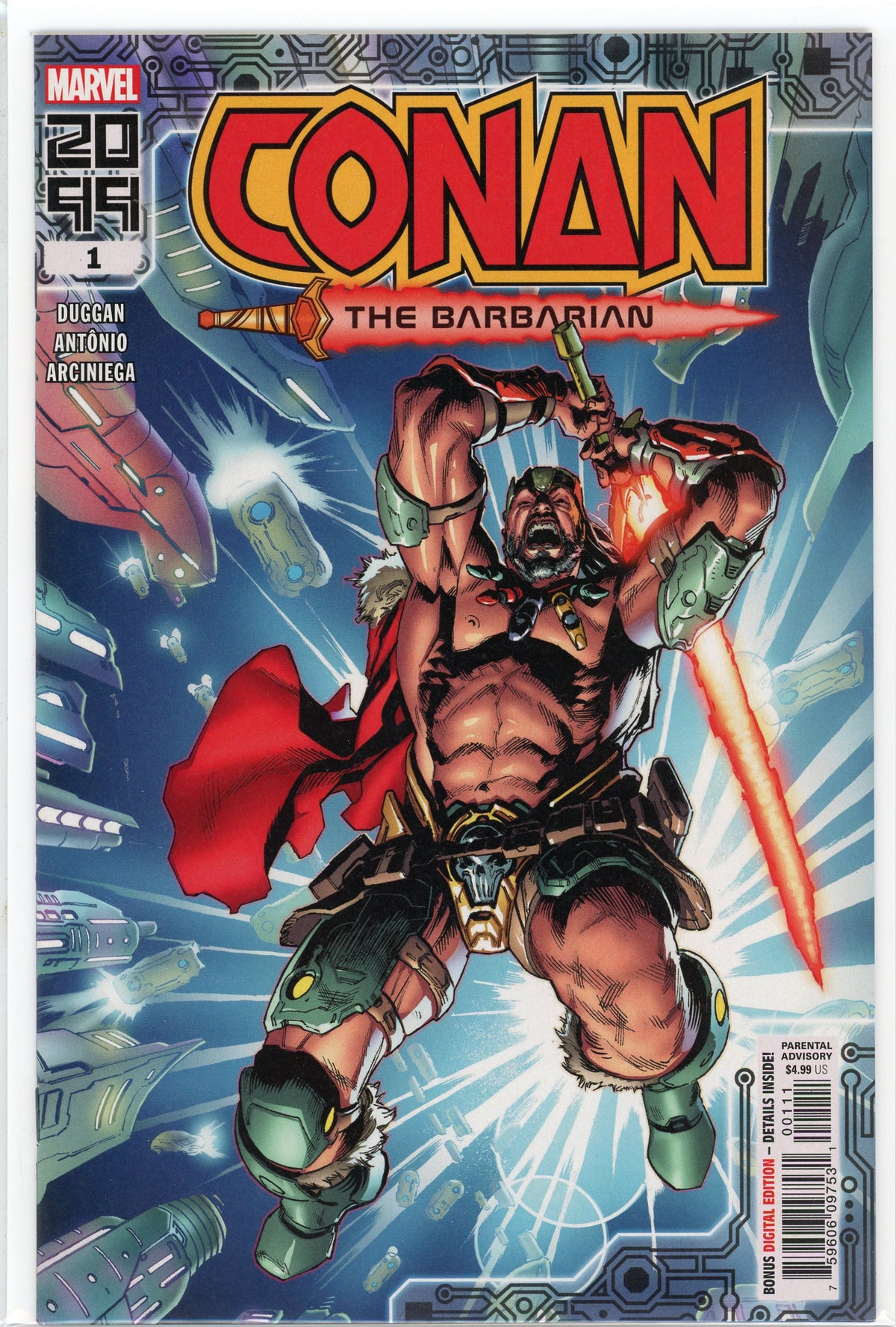 CONAN THE BARBARIAN #1 2099 NM MAJESTIC COVER KILLER SHEEN