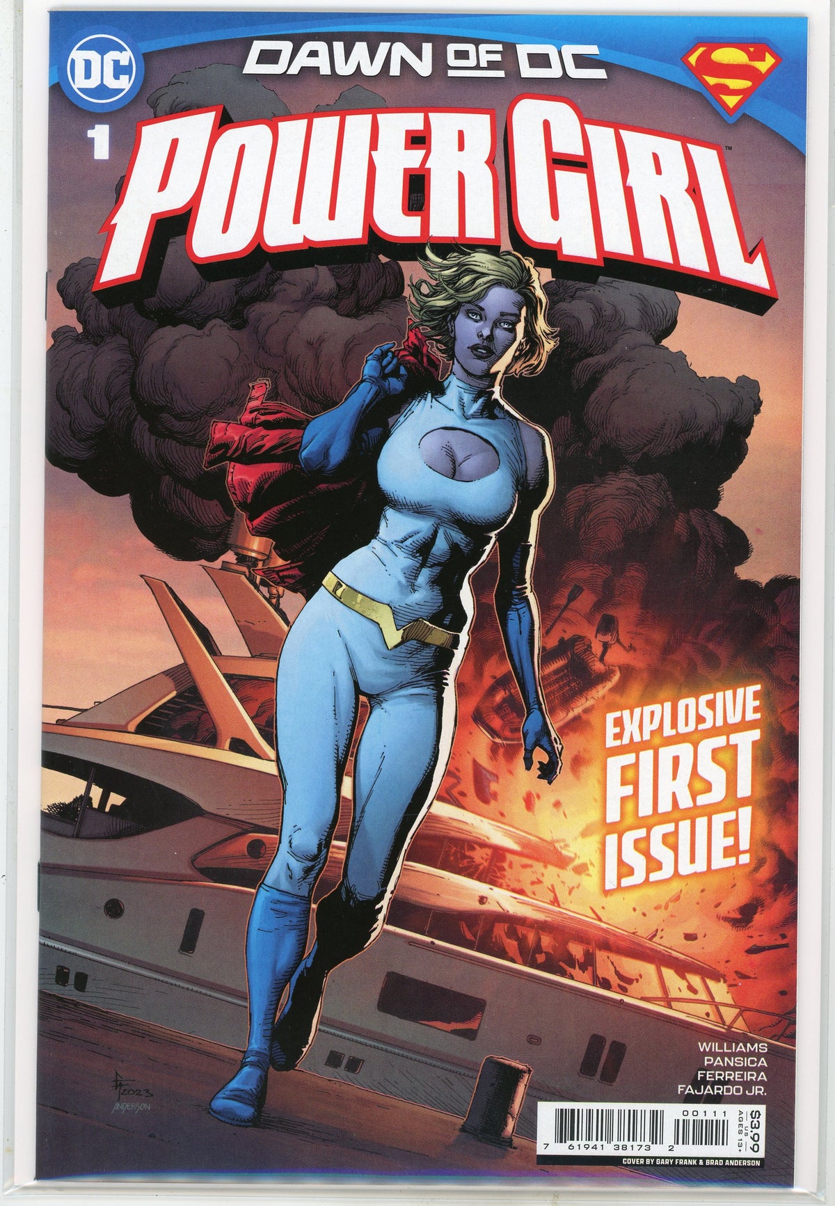 POWER GIRL #1 NM DAWN OF DC EXPLOSIVE COVER MAGICAL GLOSSY SHEEN