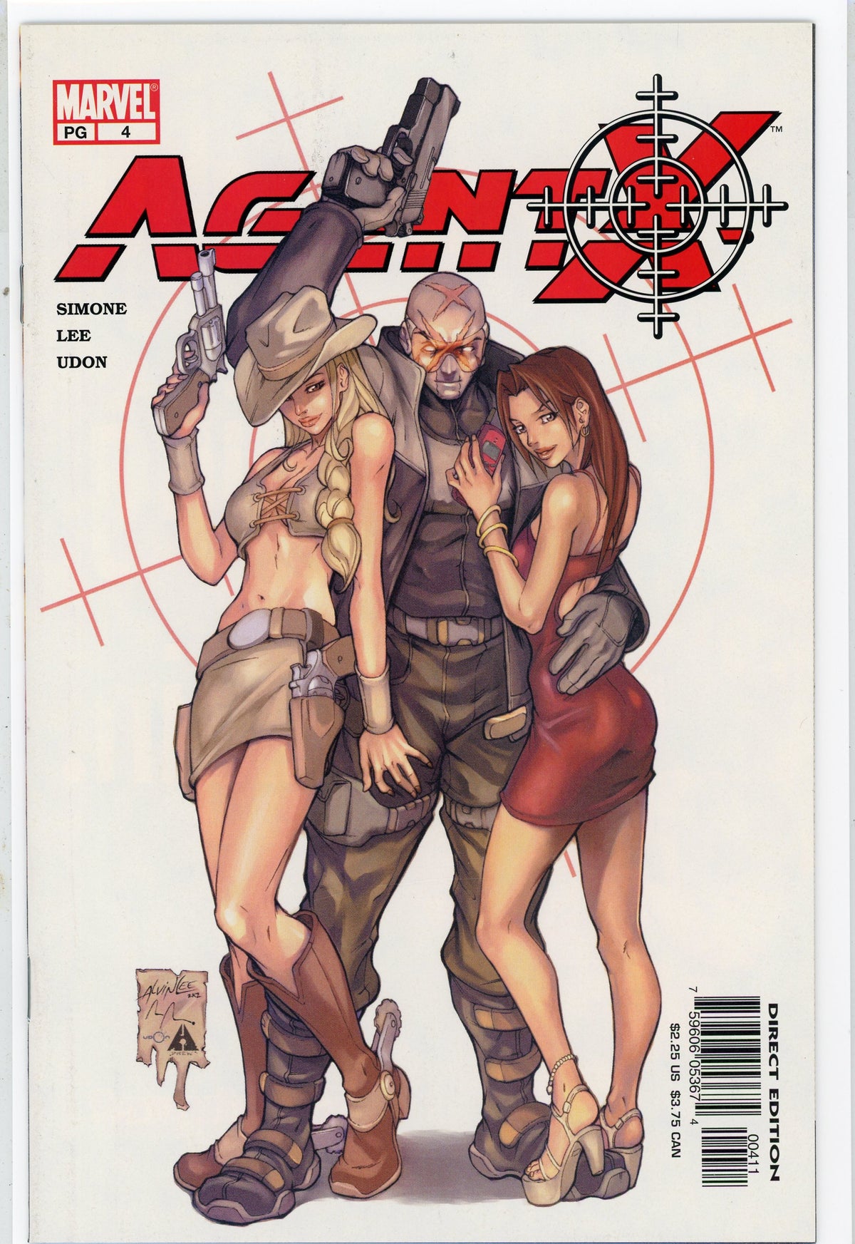 AGENT X #4 NM SEXY COVER GLISTENING COLORS