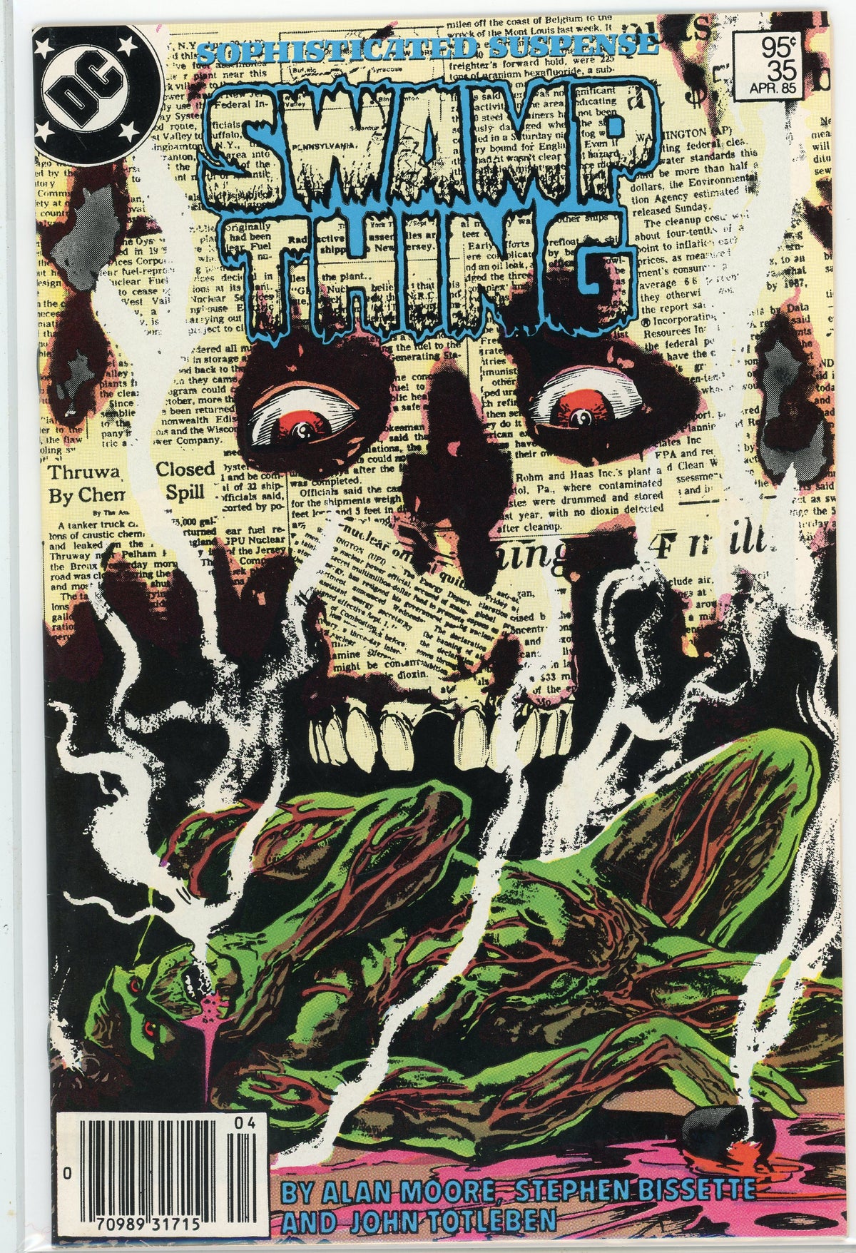 SWAMP THING #35 NM CPV NM STUNNING SKULL COVER INCREDIBLE SHINE