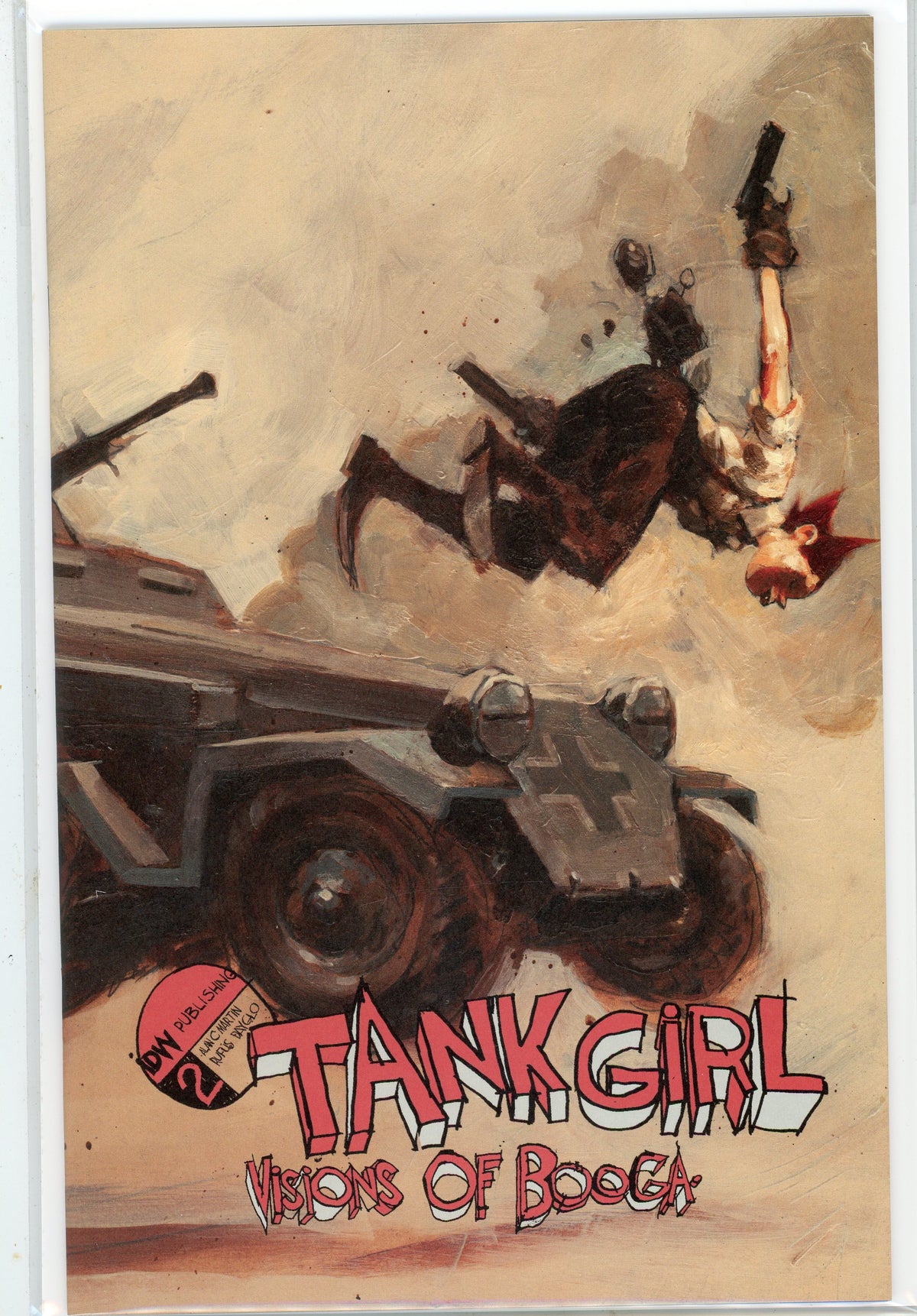 TANK GIRL VISIONS OF BOOGA #2 NM IDW STUNNING COVER GREAT GLOSS
