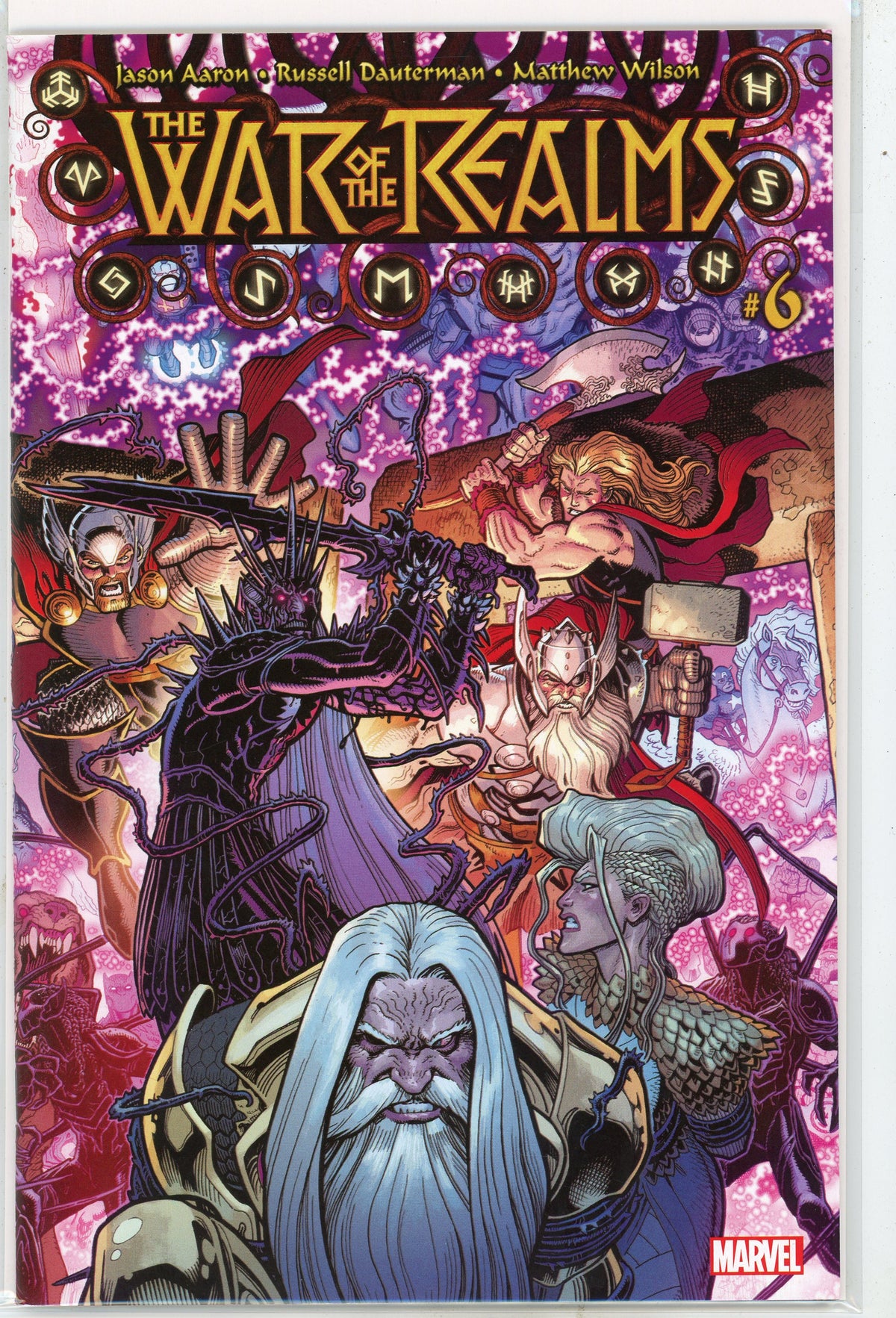 WAR OF THE REALMS #6 NM MIND BLOWING COVER TERRIFIC GLOSSY SHEEN