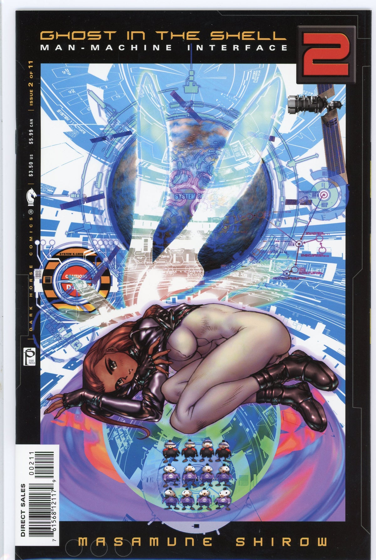 GHOST IN THE SHELL #2 NM ASTONISHING COVER BRILLIANT COLORS