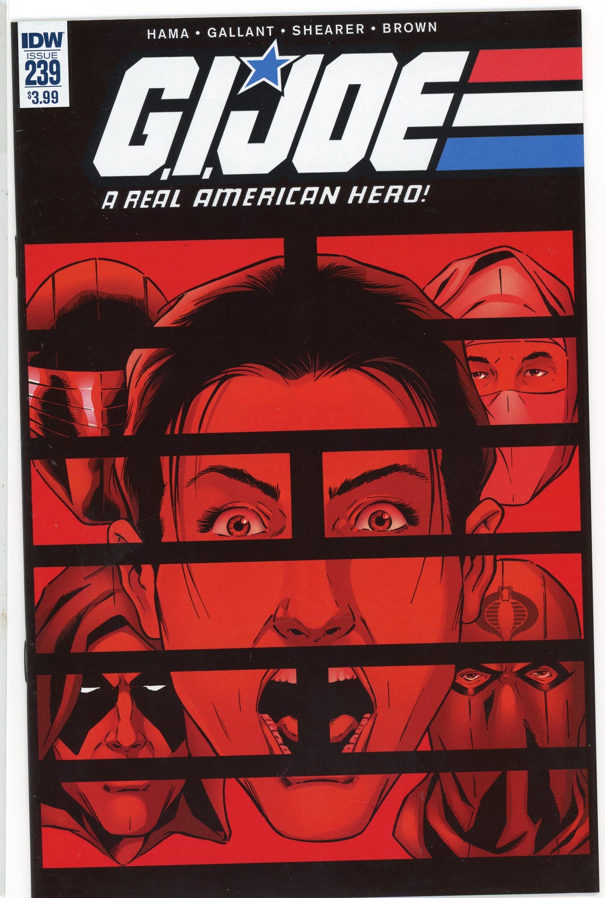 GI JOE A REAL AMERICAN HERO #239 NM HAMA WORK CLASSIC COVER NICE GLOSS