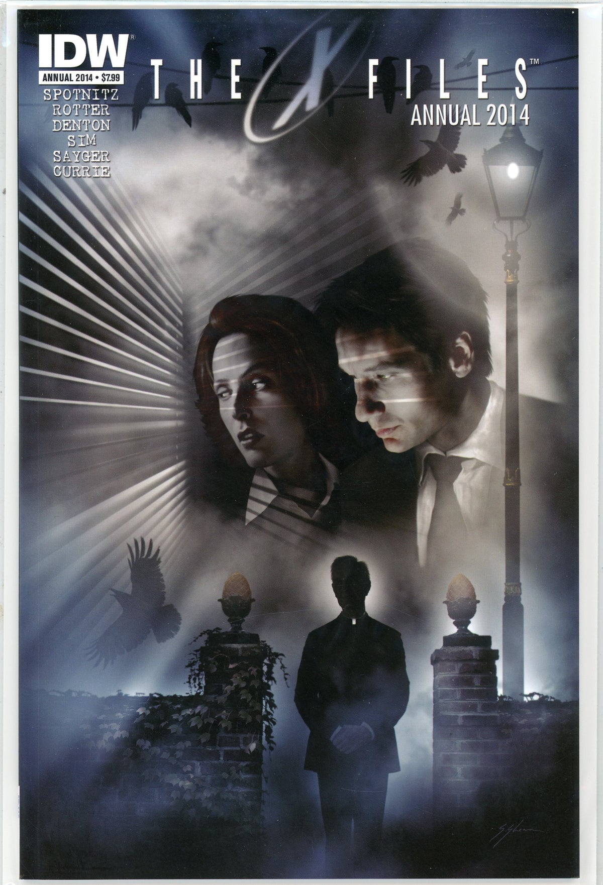 THE X-FILES ANNUAL 2014 NM CHILLING COVER PREPOSTEROUS GLOSSY SHEEN