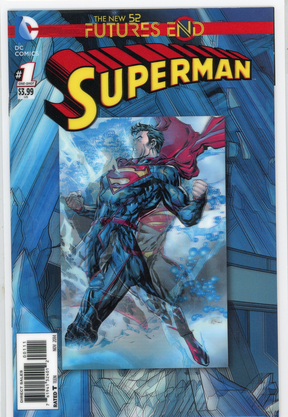 SUPERMAN #1 NM NEW 52 LENTICULAR COVER BRILLIANT GLOSSY SHEEN