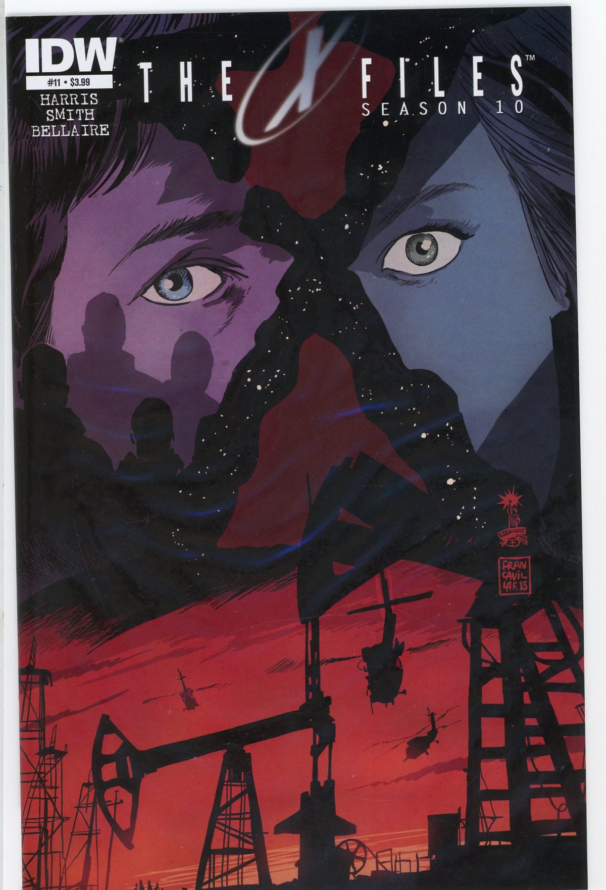 THE X-FILES SEASON 10 #11 NM HAUNTING COVER GLISTENING GLOSS
