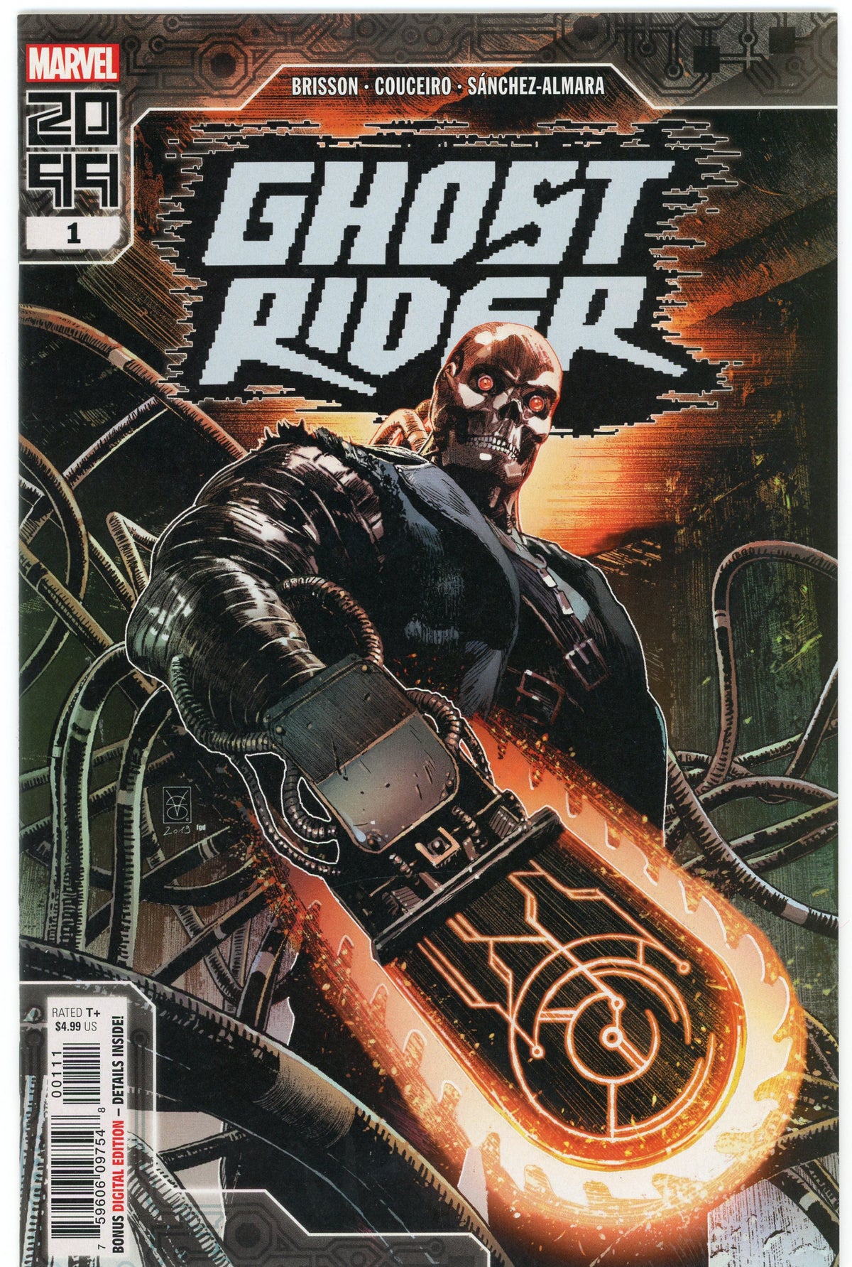 GHOST RIDER 2099 #1 NM INCREDIBLE COVER WONDROUS GLOSS