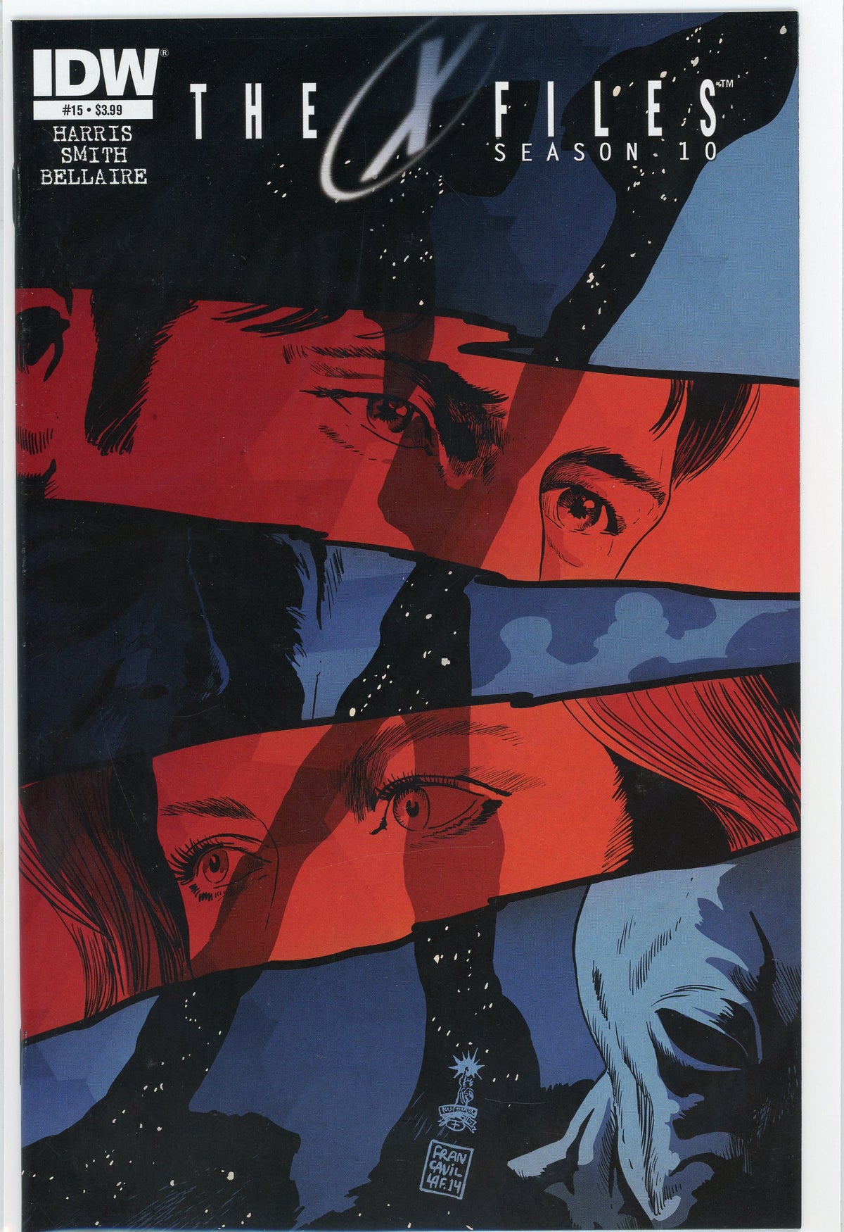 THE X-FILES SEASON 10 #15 NM INCREDIBLE COVER VIVID SHEEN