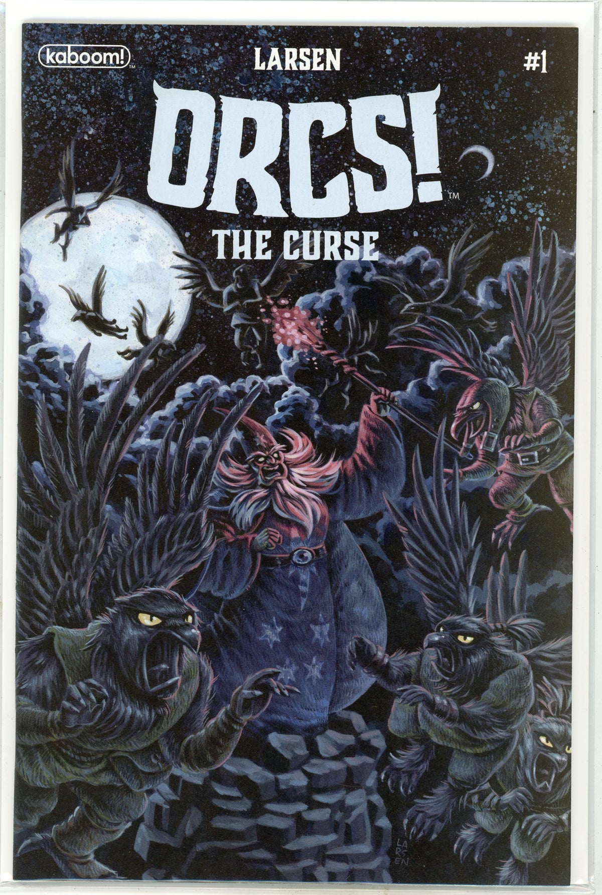 ORCS THE CURSE #1 NM GORGEOUS COVER NICE GLOSSY FINISH