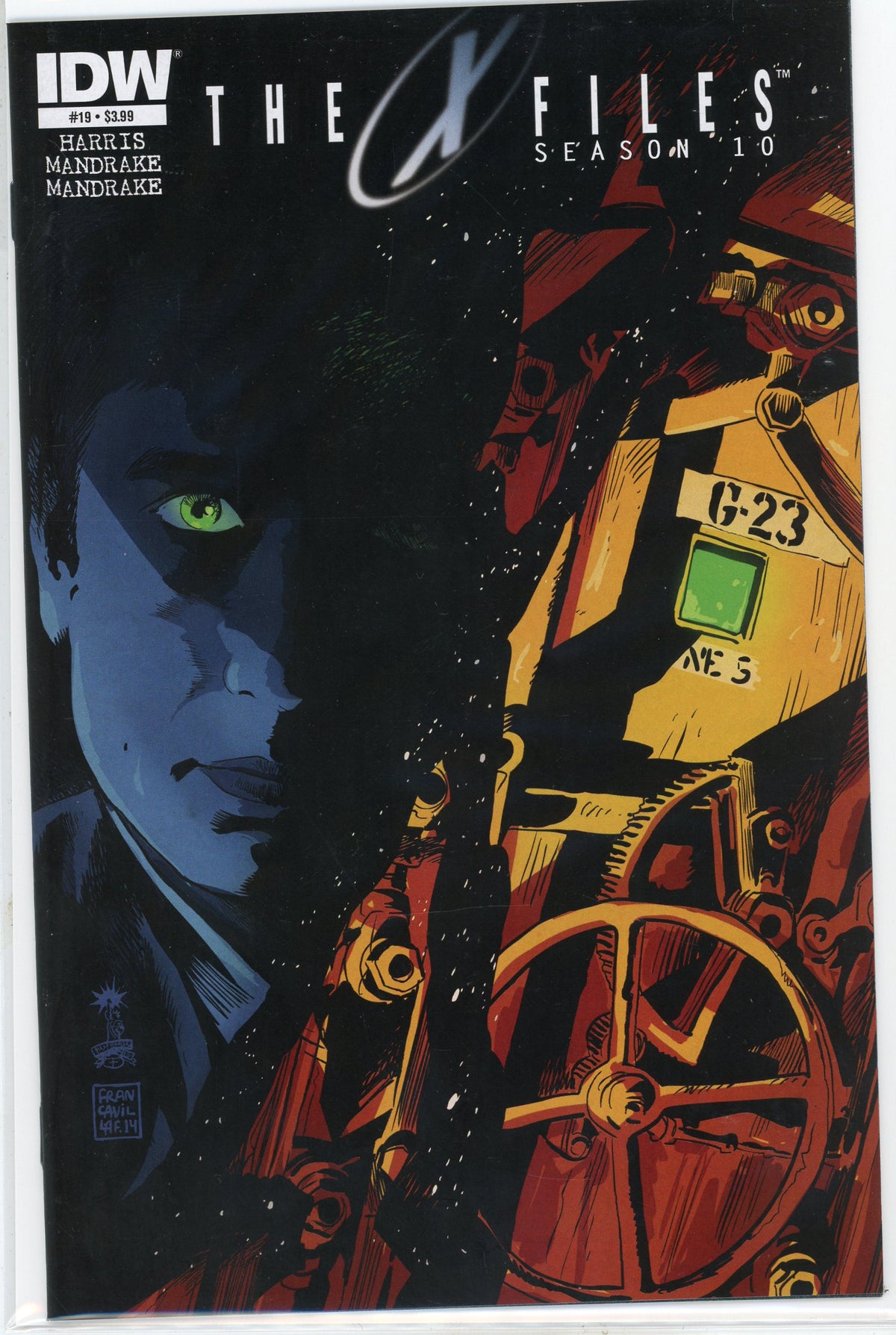 THE X-FILES SEASON 10 #19 NM AMAZING COVER ASTONISHING GLEAM